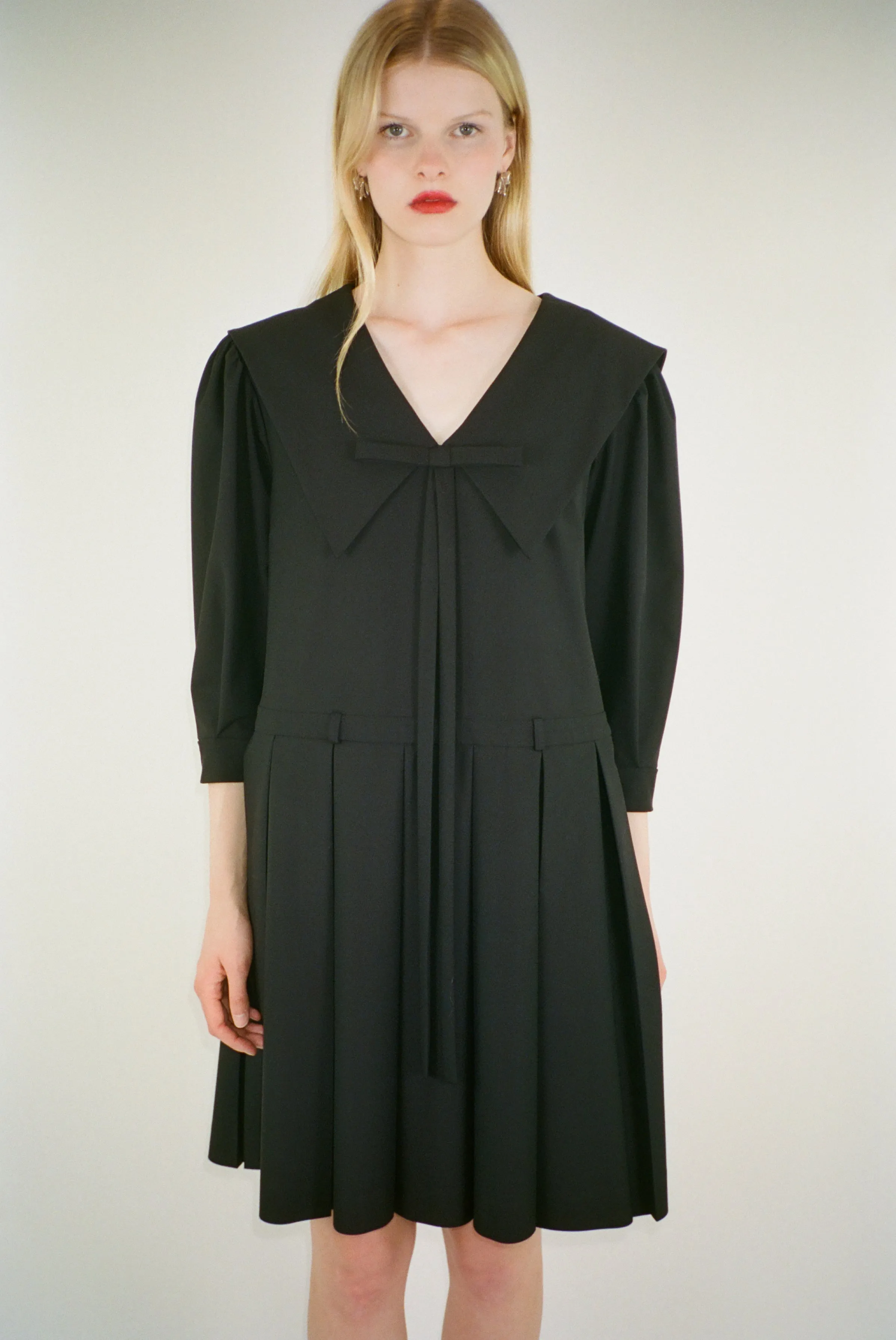 KISMET DRESS IN BLACK sold by Sandy Liang product image thumbnail 2