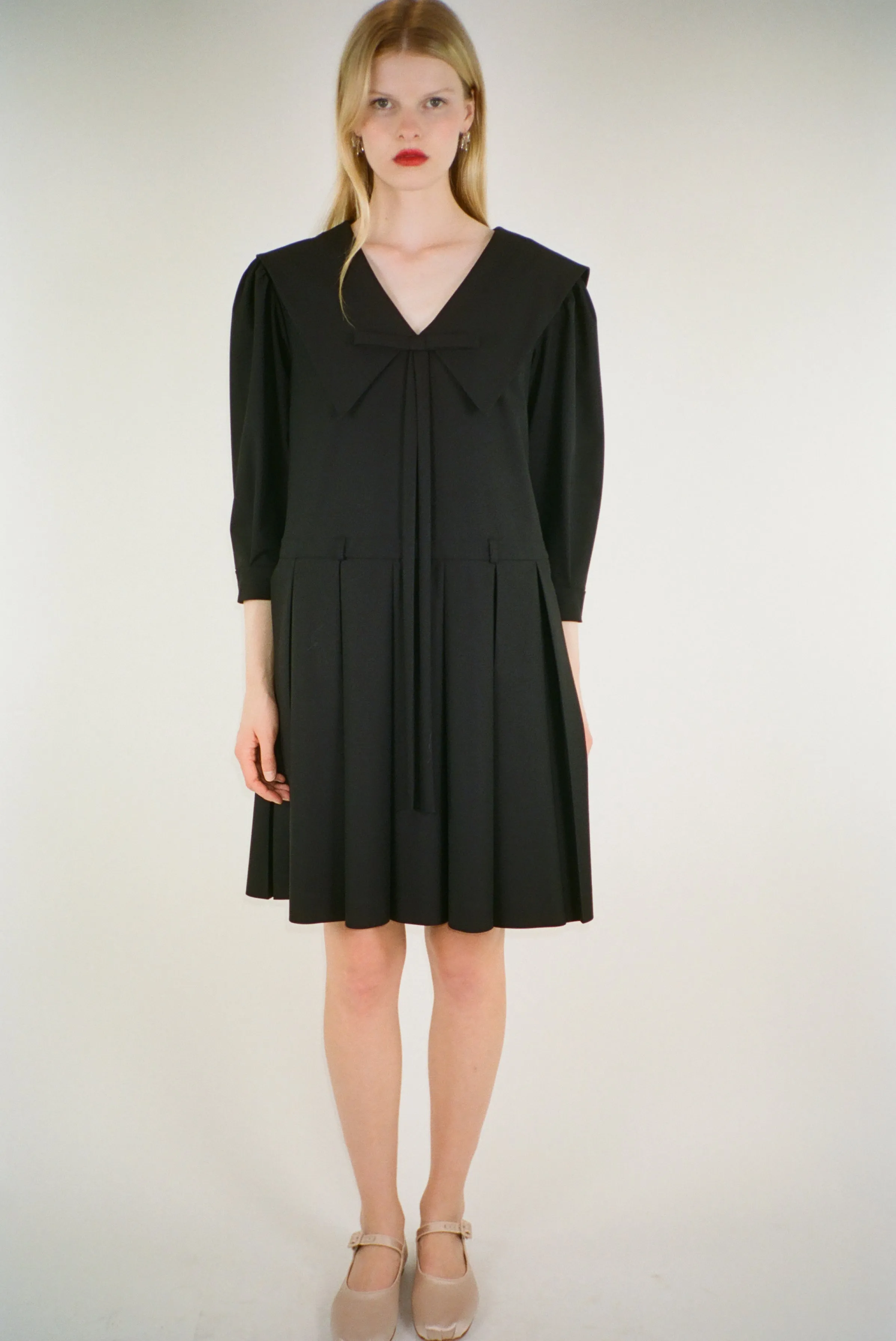 KISMET DRESS IN BLACK sold by Sandy Liang product image thumbnail 5