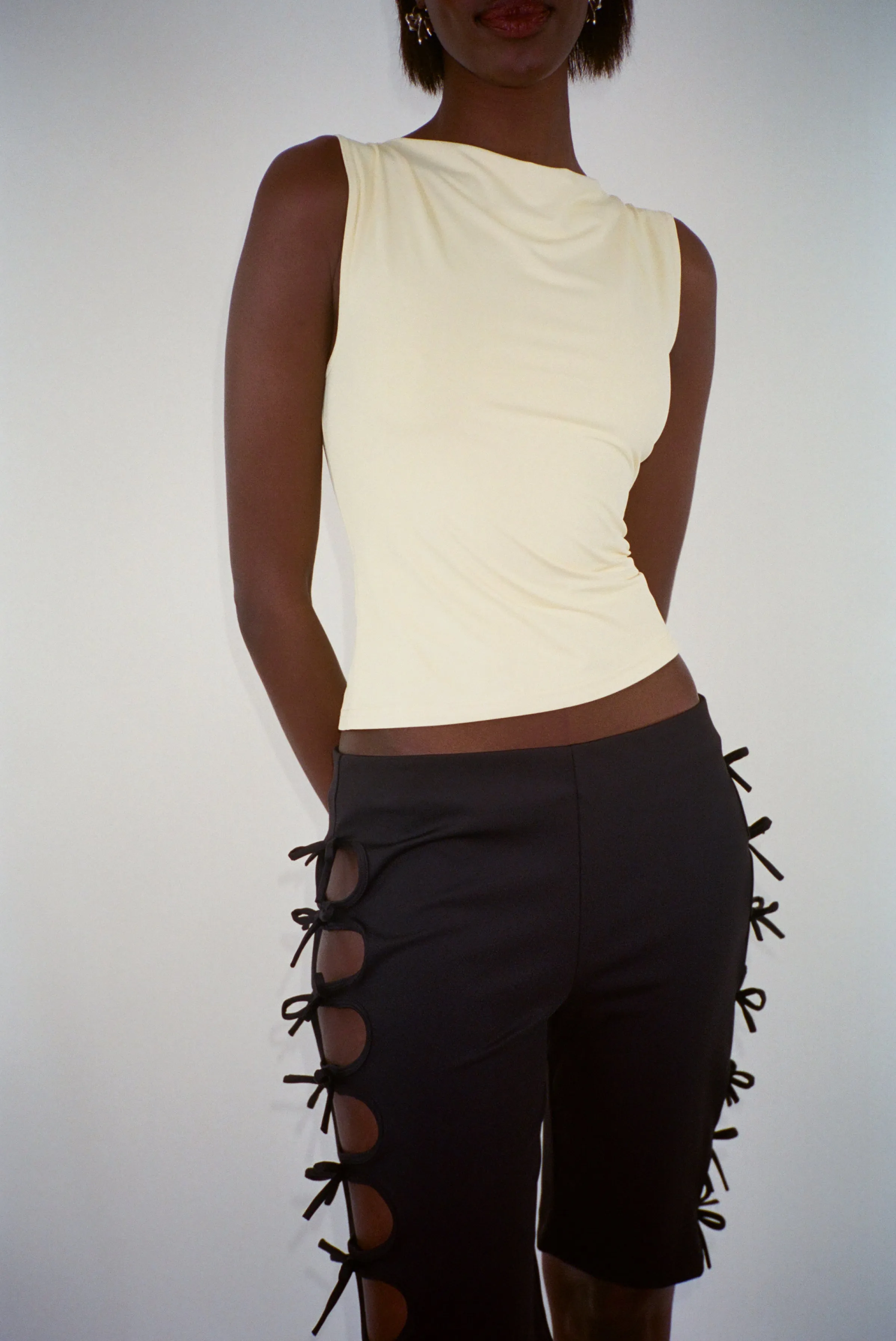 ANA TOP IN BUTTER sold by Sandy Liang product image thumbnail 3