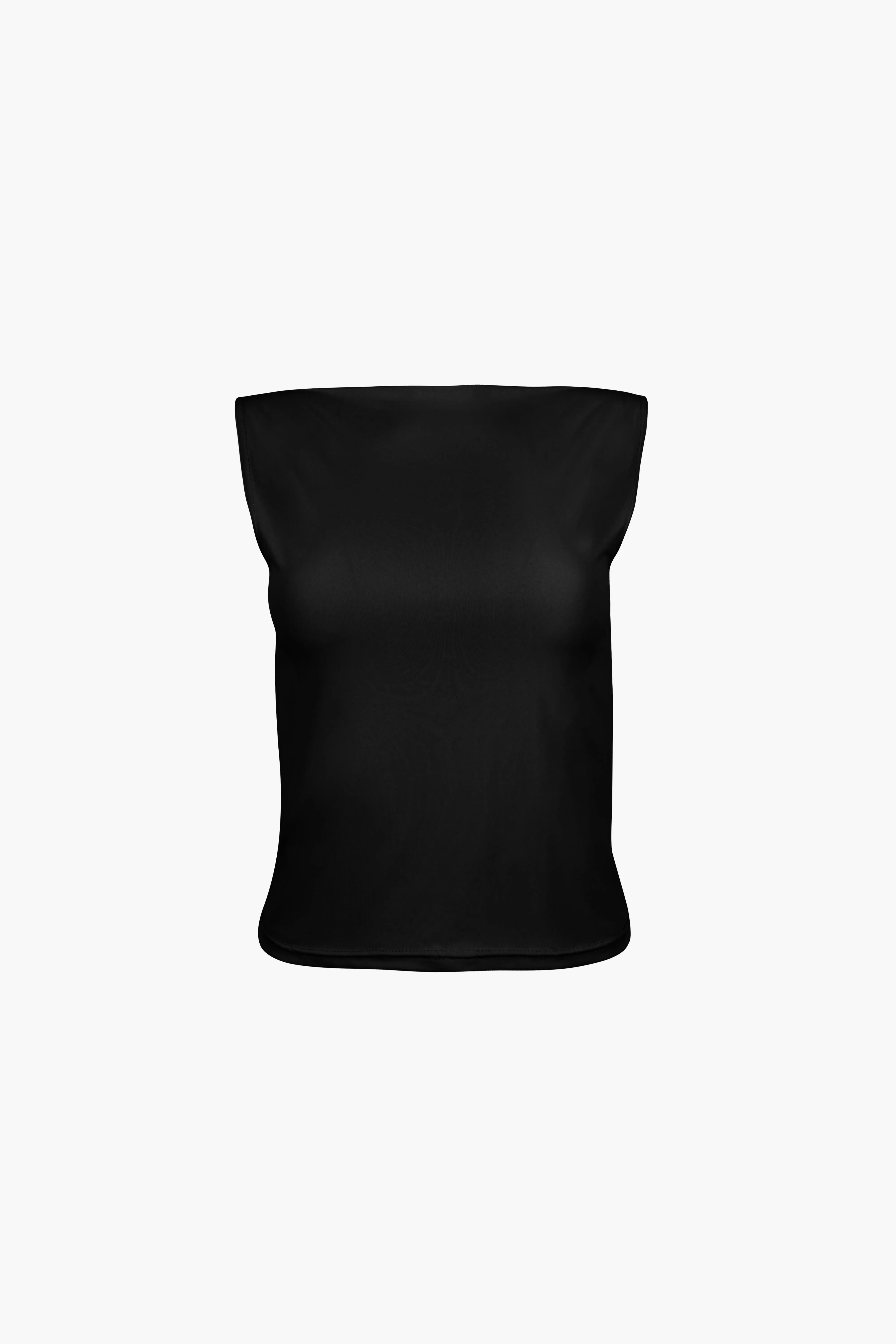 ANA TOP IN BLACK sold by Sandy Liang