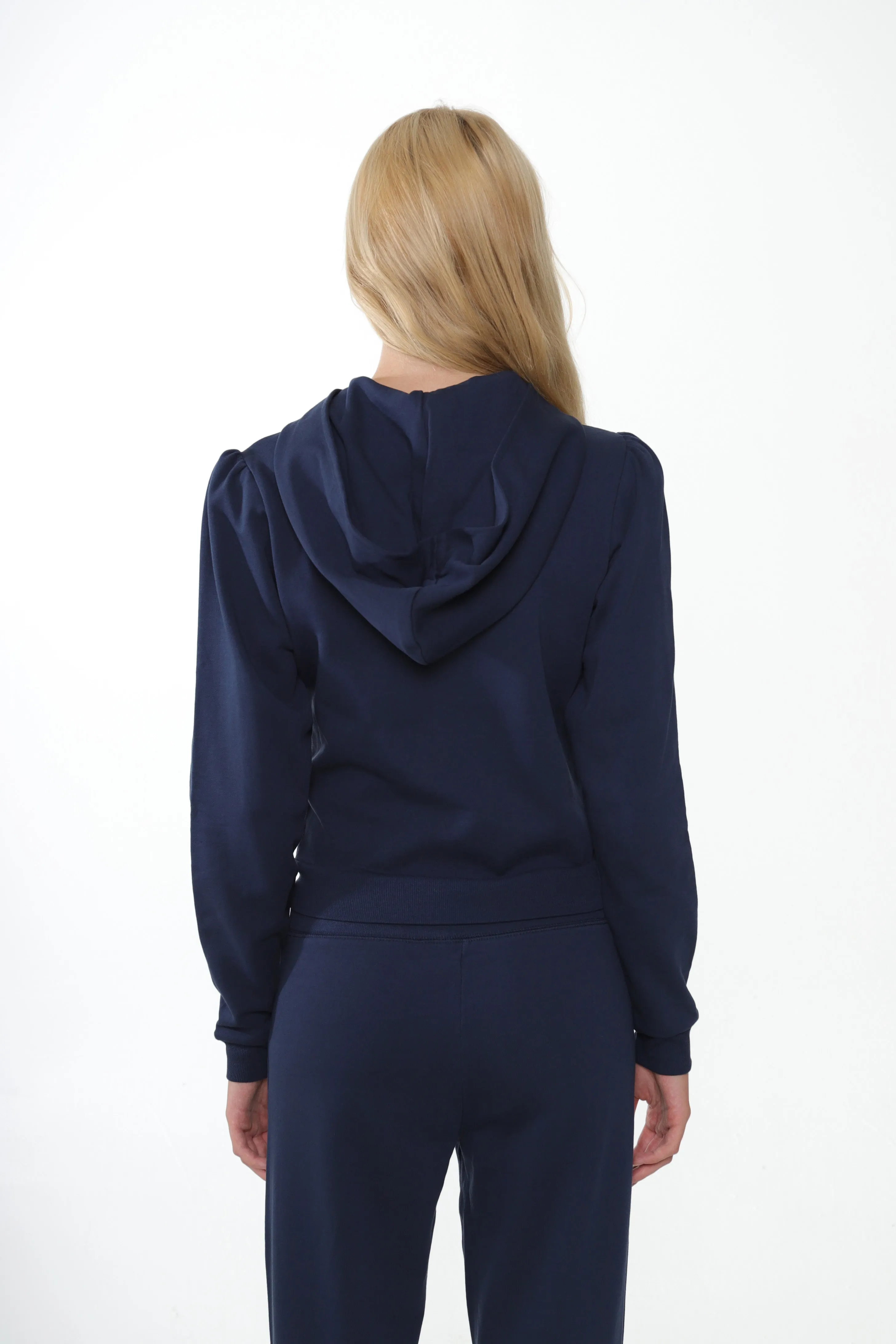 SOOKIE HOODIE IN NAVY sold by Sandy Liang product image thumbnail 4