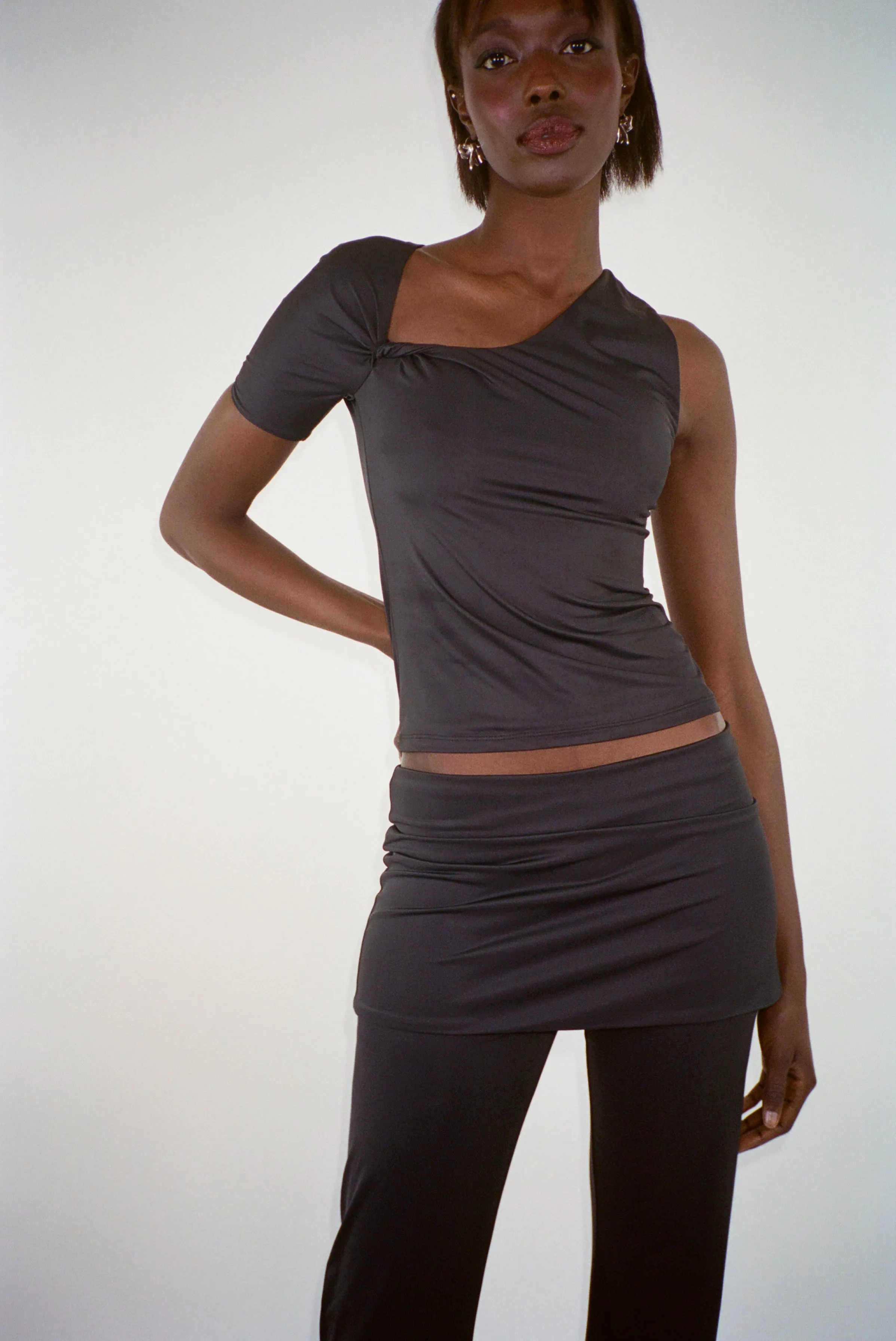 GALWAY TOP IN BLACK sold by Sandy Liang product image thumbnail 3