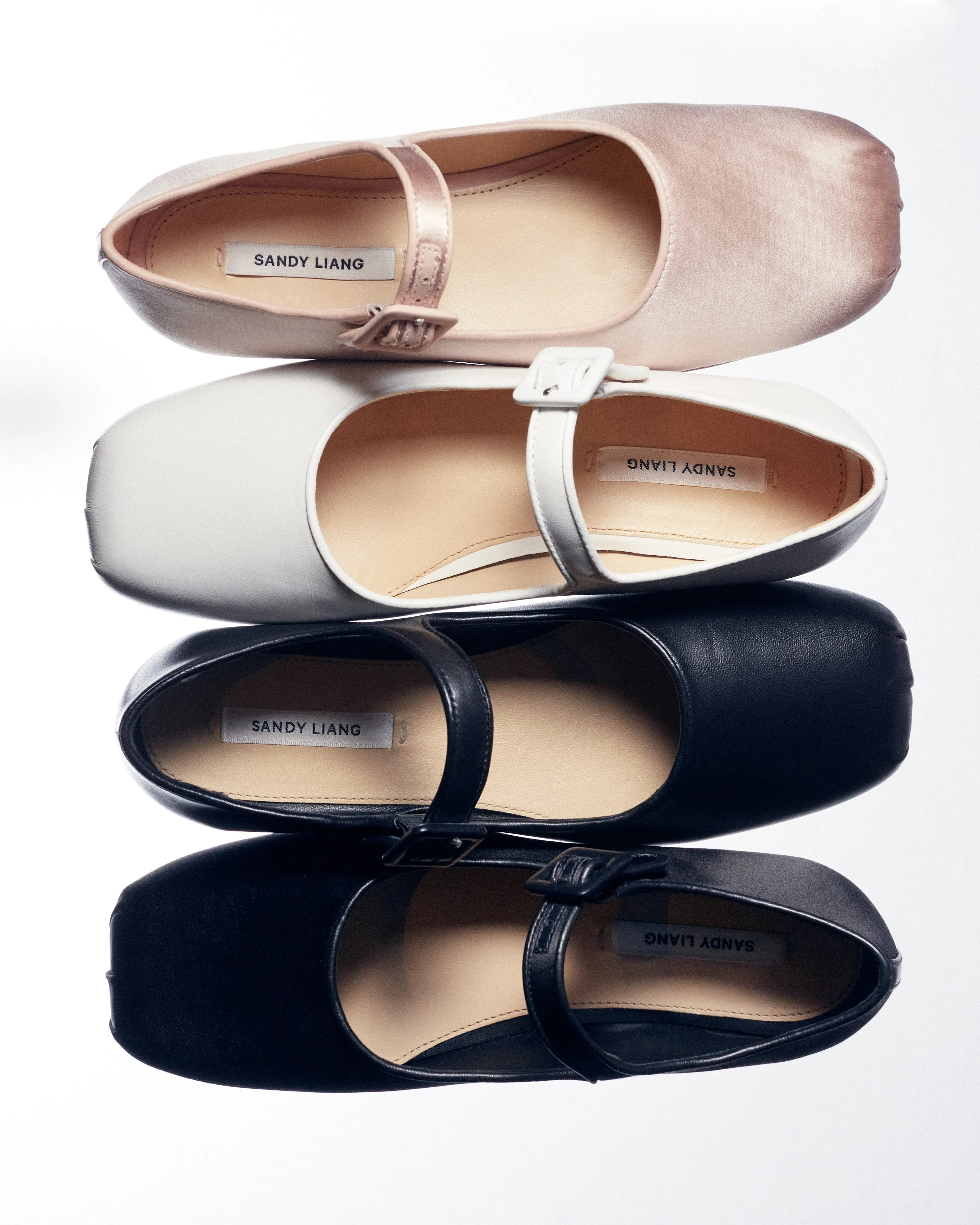 MARY JANE POINTE IN BLACK NAPPA sold by Sandy Liang product image thumbnail 3