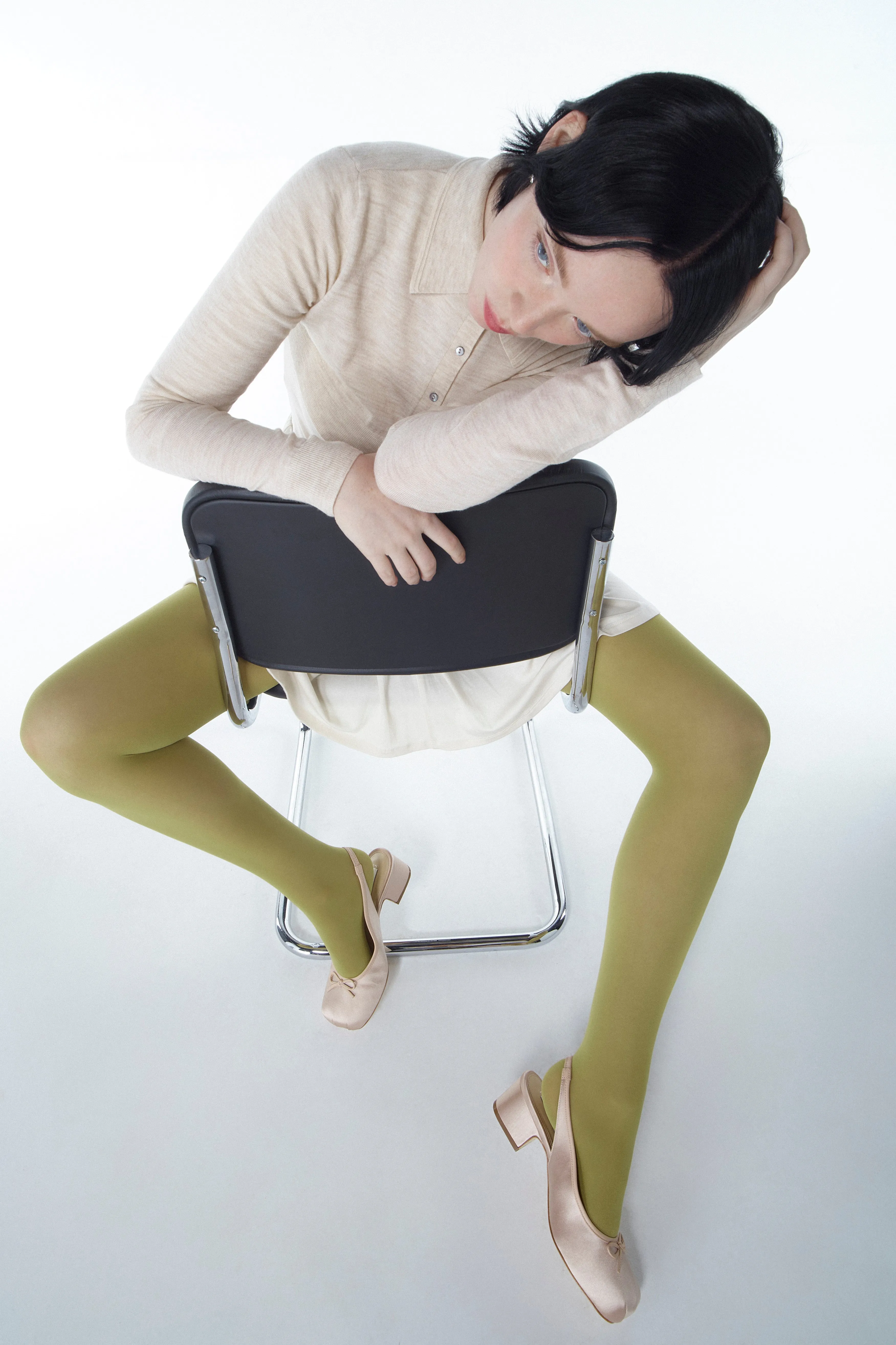 SLINGBACK 45 IN BALLET SATIN sold by Sandy Liang product image thumbnail 3