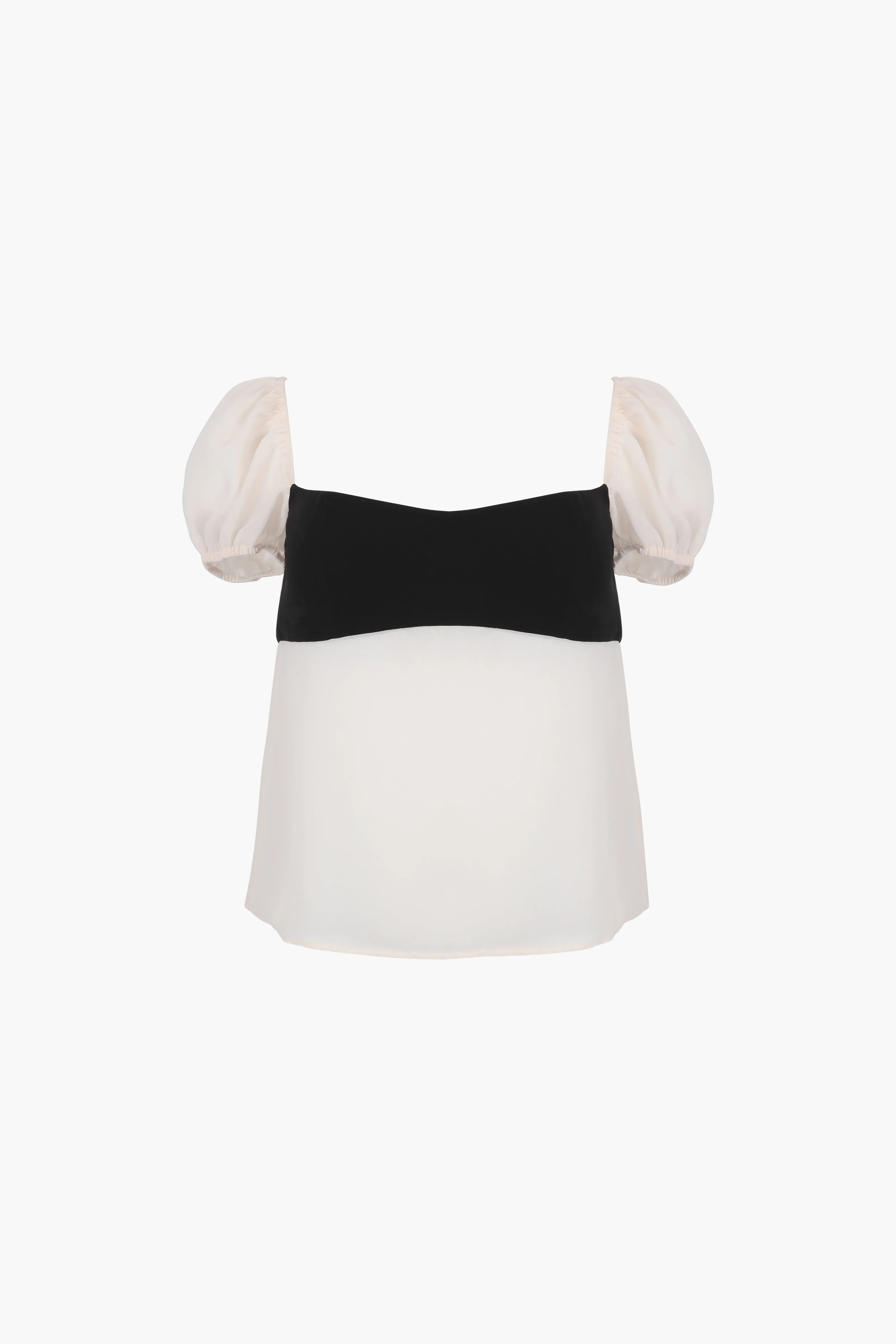 KATINA TOP IN POWDER sold by Sandy Liang