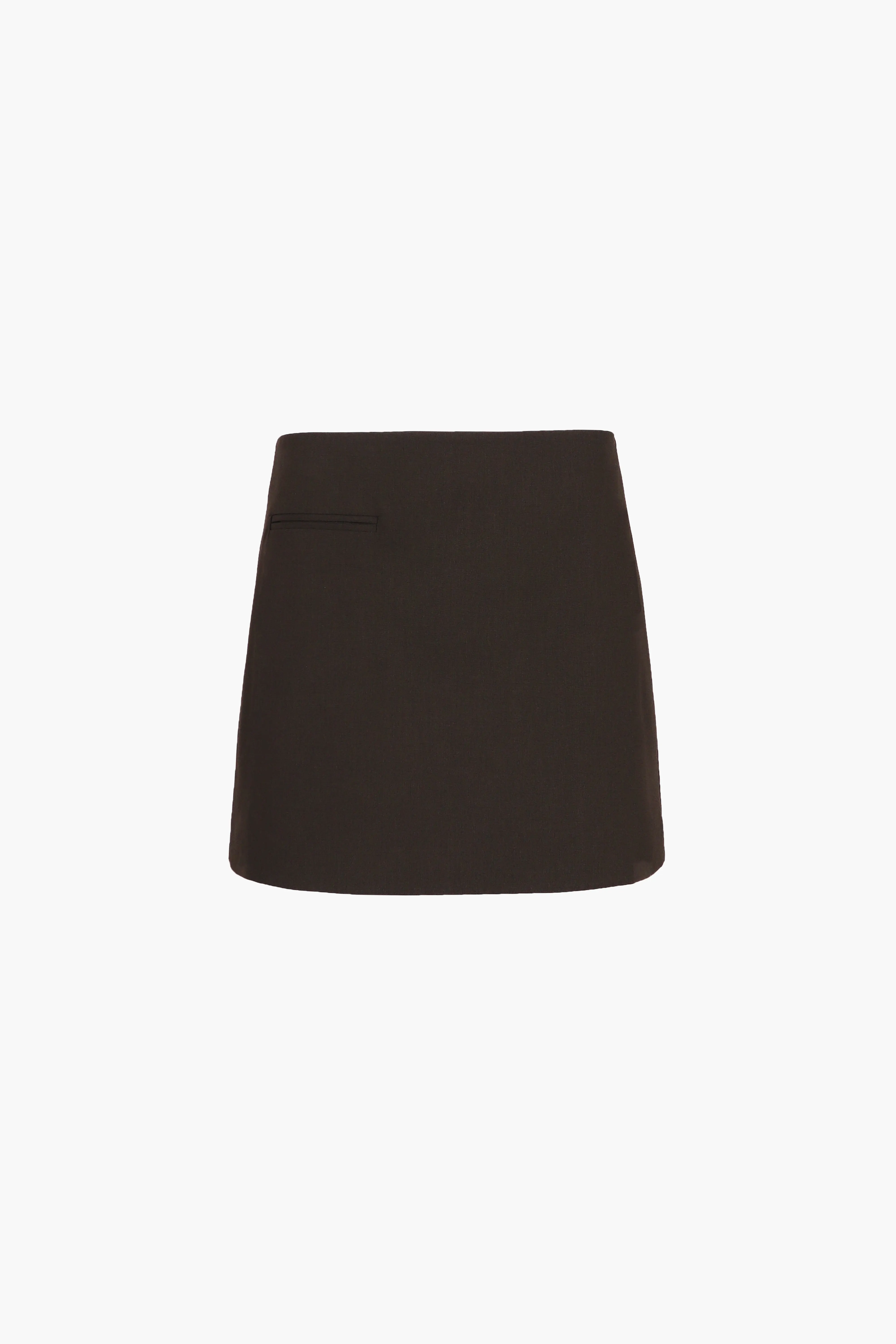 CATBUS SKIRT IN BROWN sold by Sandy Liang