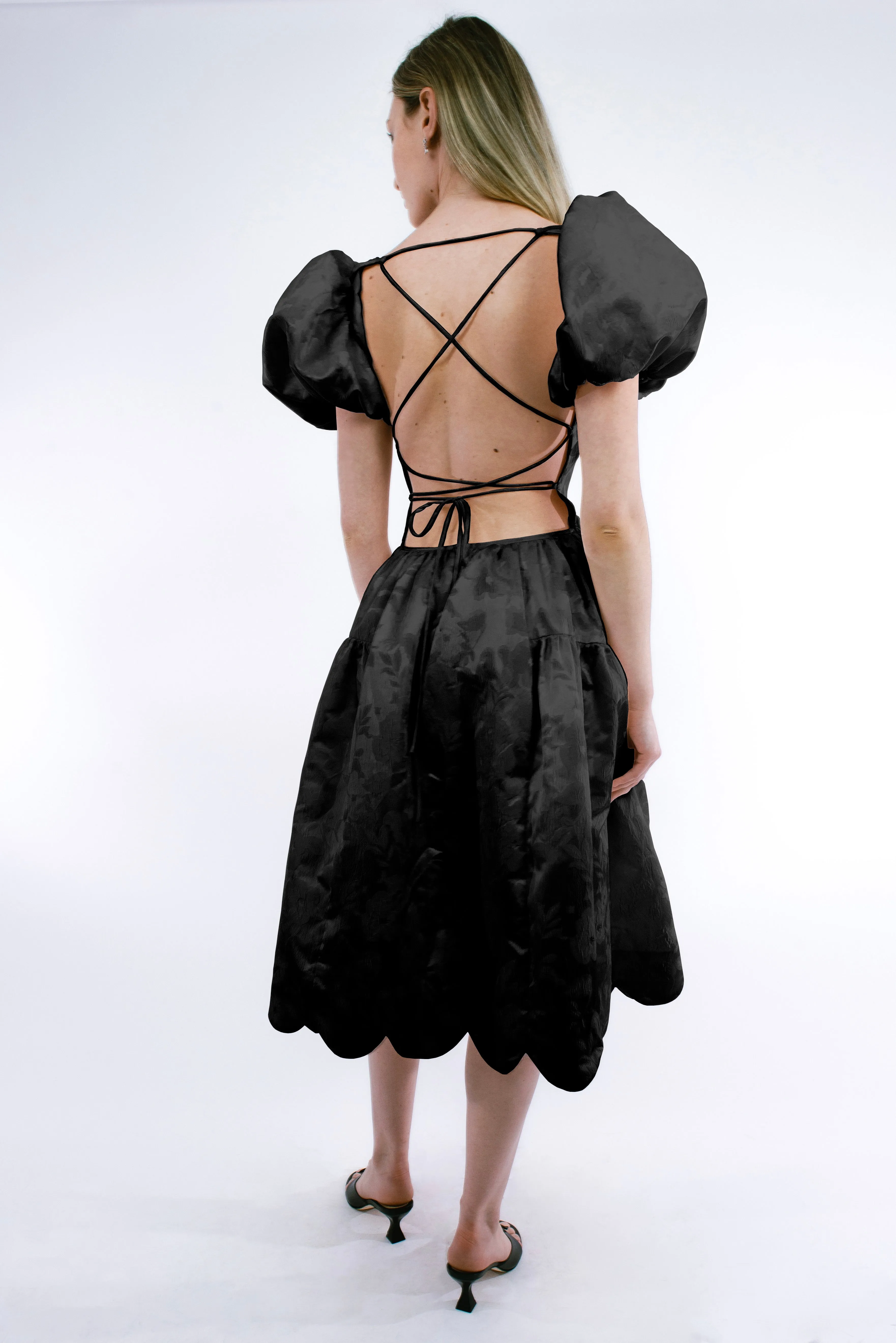 CIL DRESS IN BLACK sold by Sandy Liang product image thumbnail 2