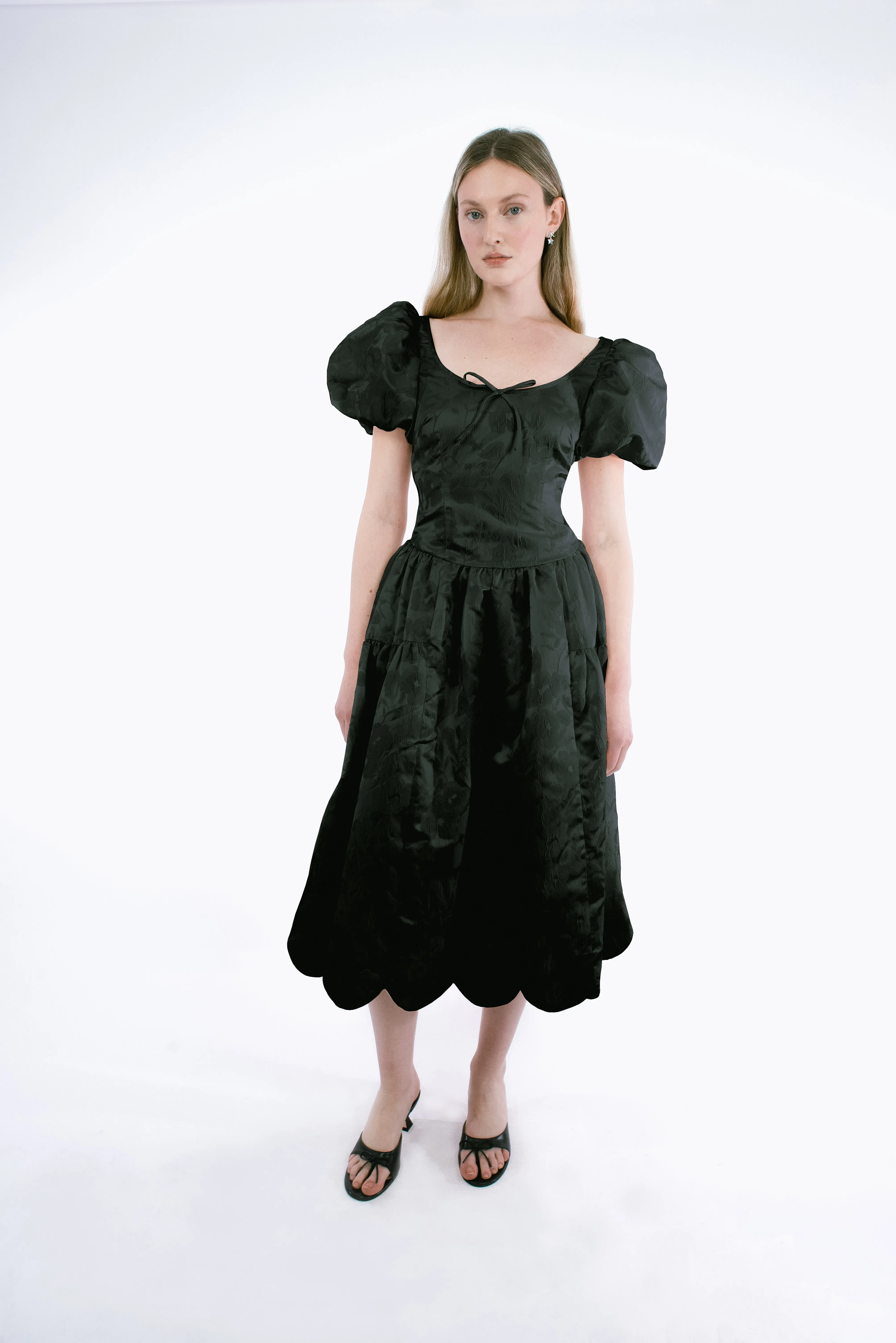 CIL DRESS IN BLACK sold by Sandy Liang product image thumbnail 4