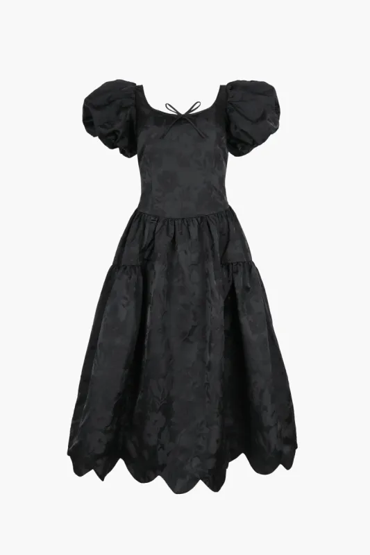 CIL DRESS IN BLACK made by Sandy Liang