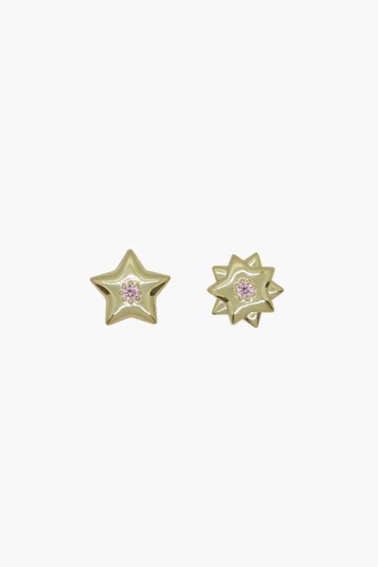 STARYU STUDS IN GOLD VERMEIL sold by Sandy Liang