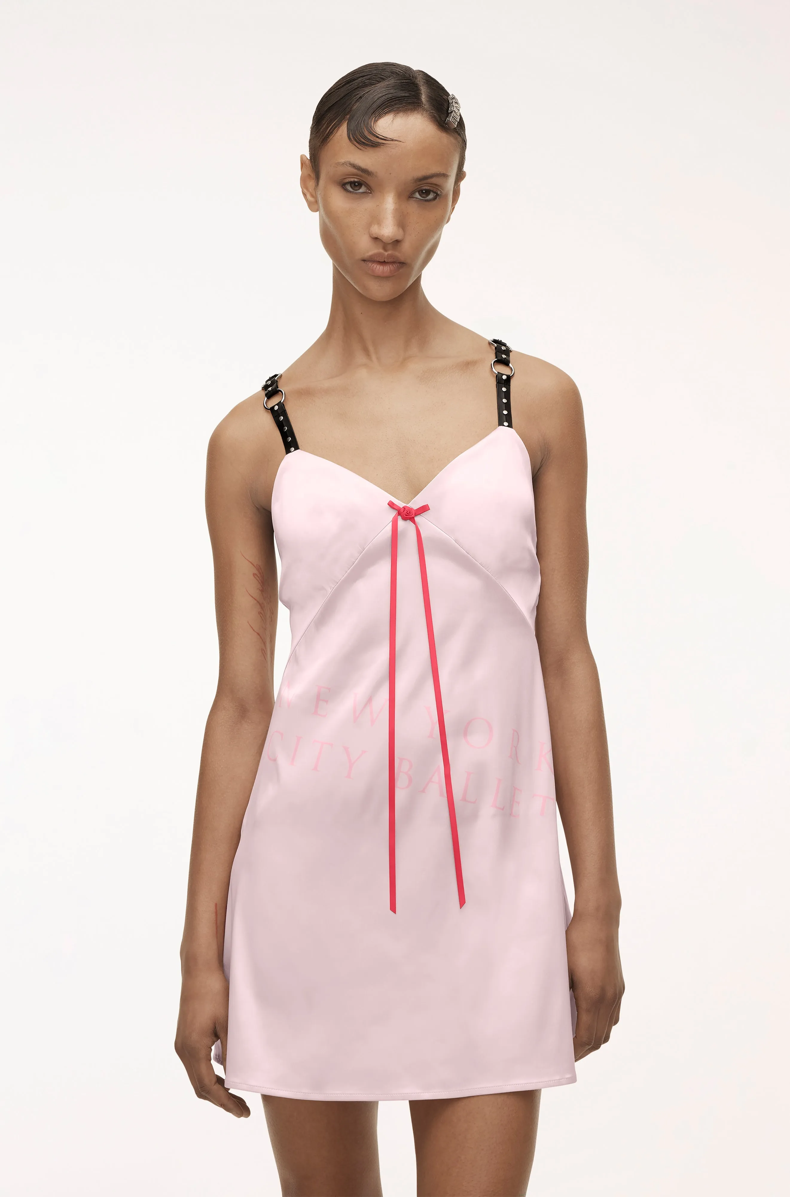 SATIN SLIP DRESS sold by Sandy Liang product image thumbnail 5