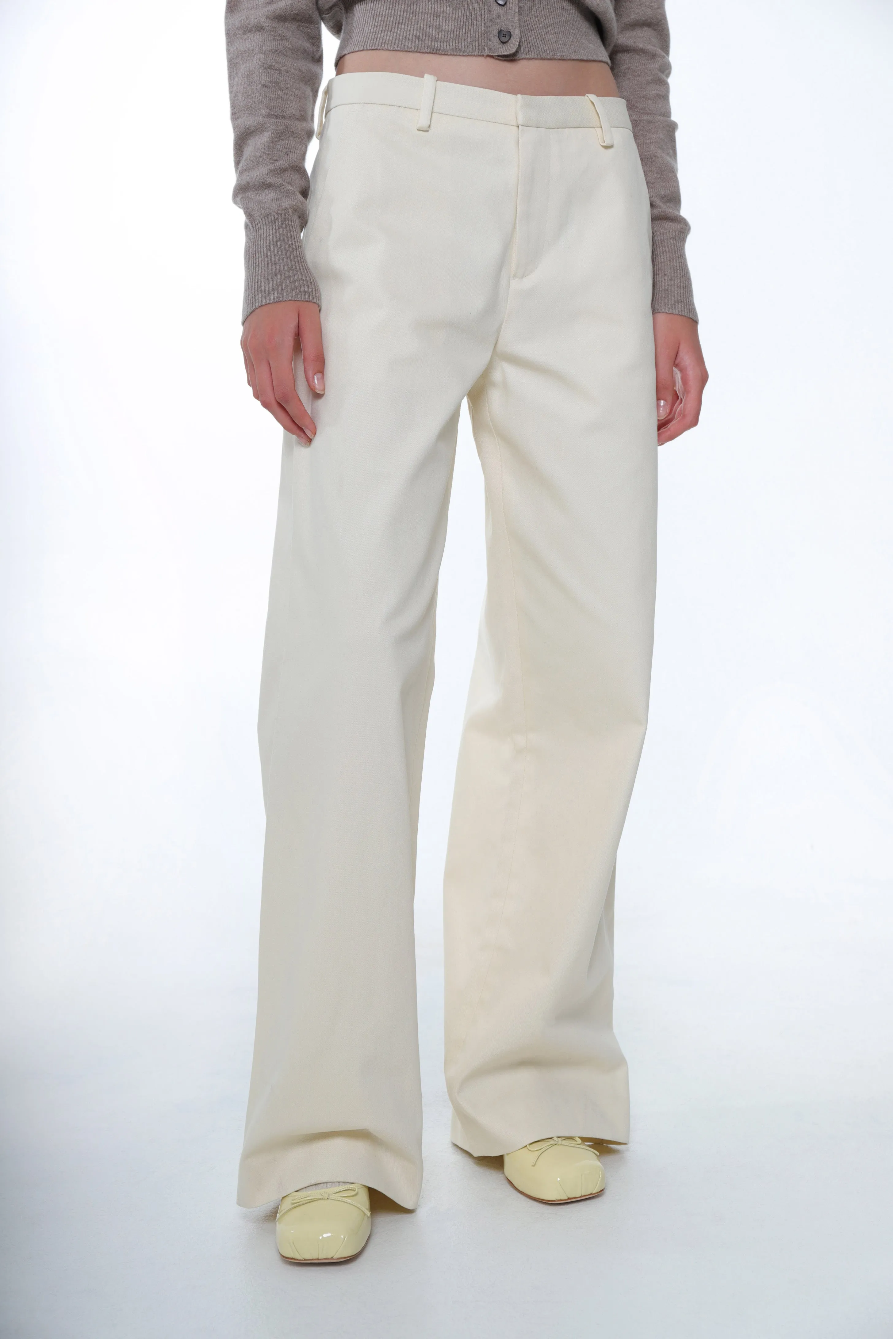 GLASS PANT IN CREAM sold by Sandy Liang product image thumbnail 2