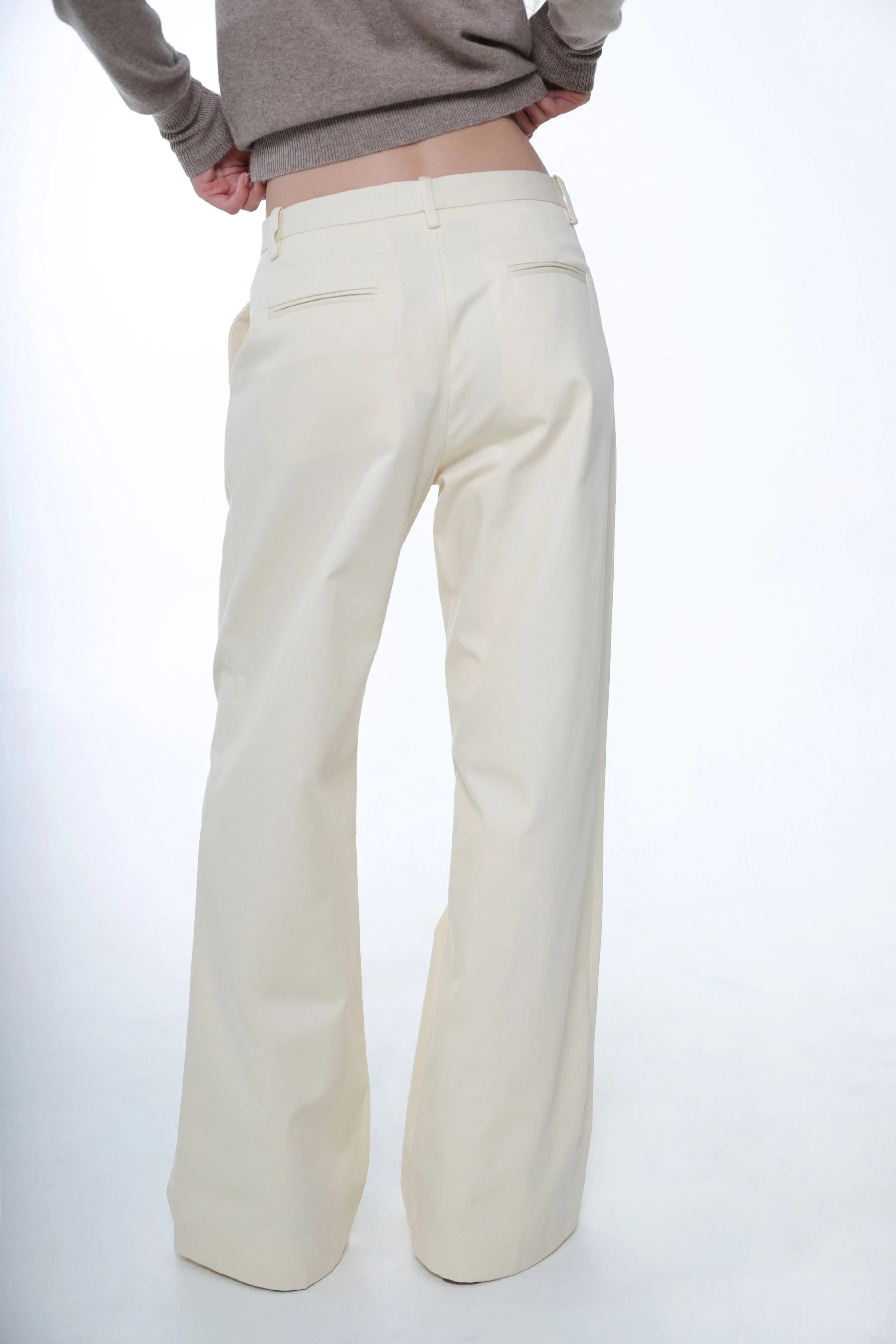 GLASS PANT IN CREAM sold by Sandy Liang product image thumbnail 4