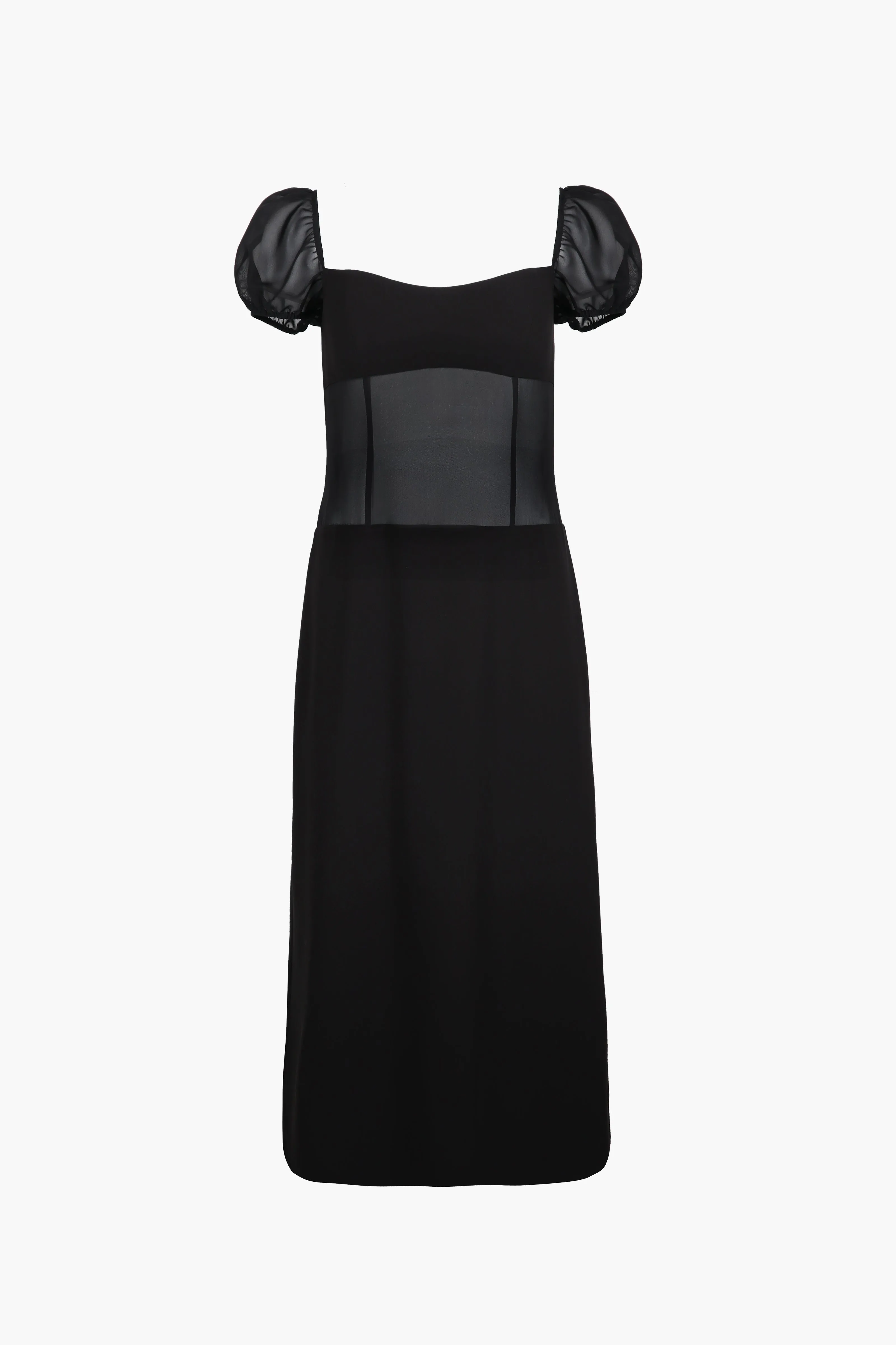 VENUS DRESS IN BLACK sold by Sandy Liang