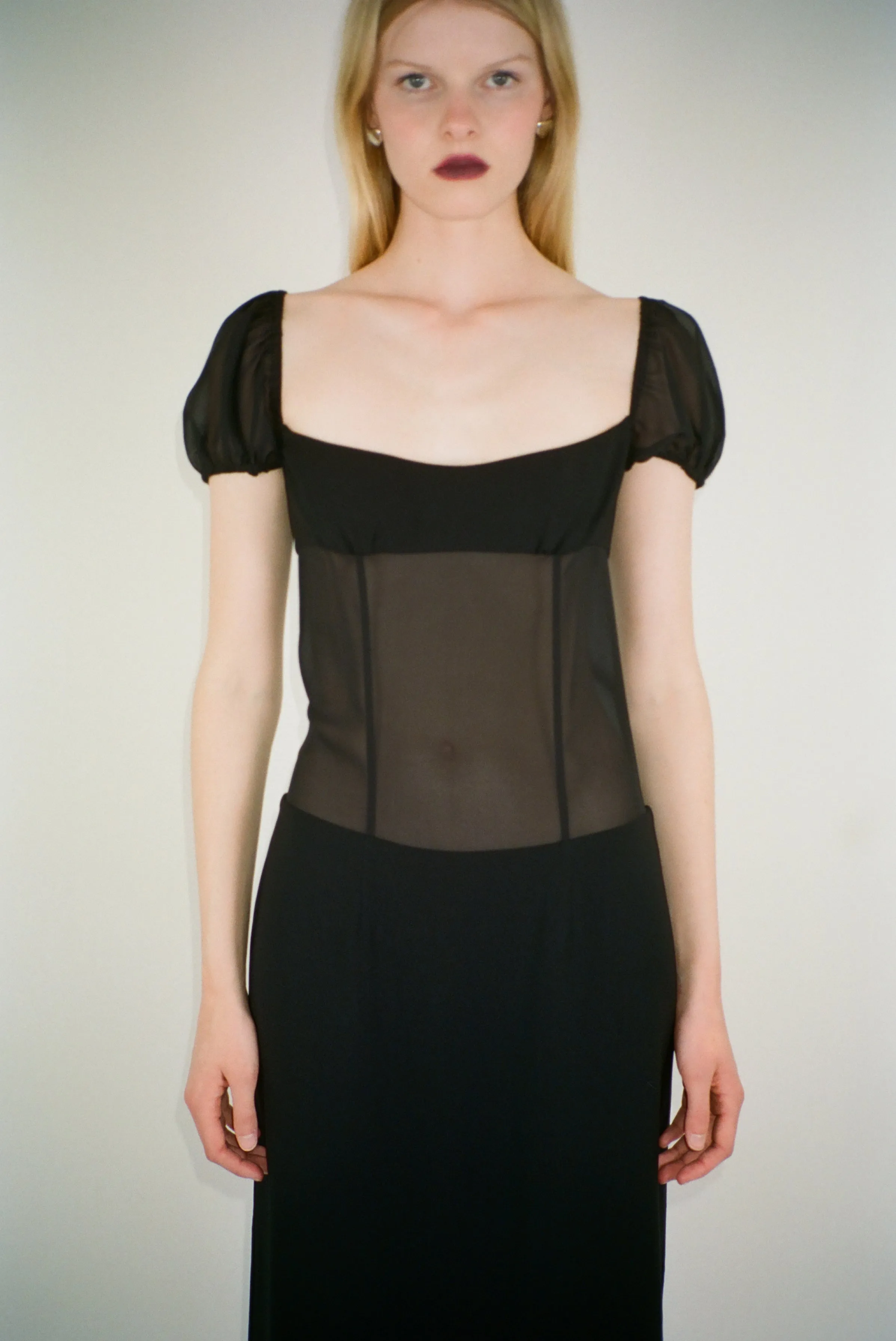 VENUS DRESS IN BLACK sold by Sandy Liang product image thumbnail 3