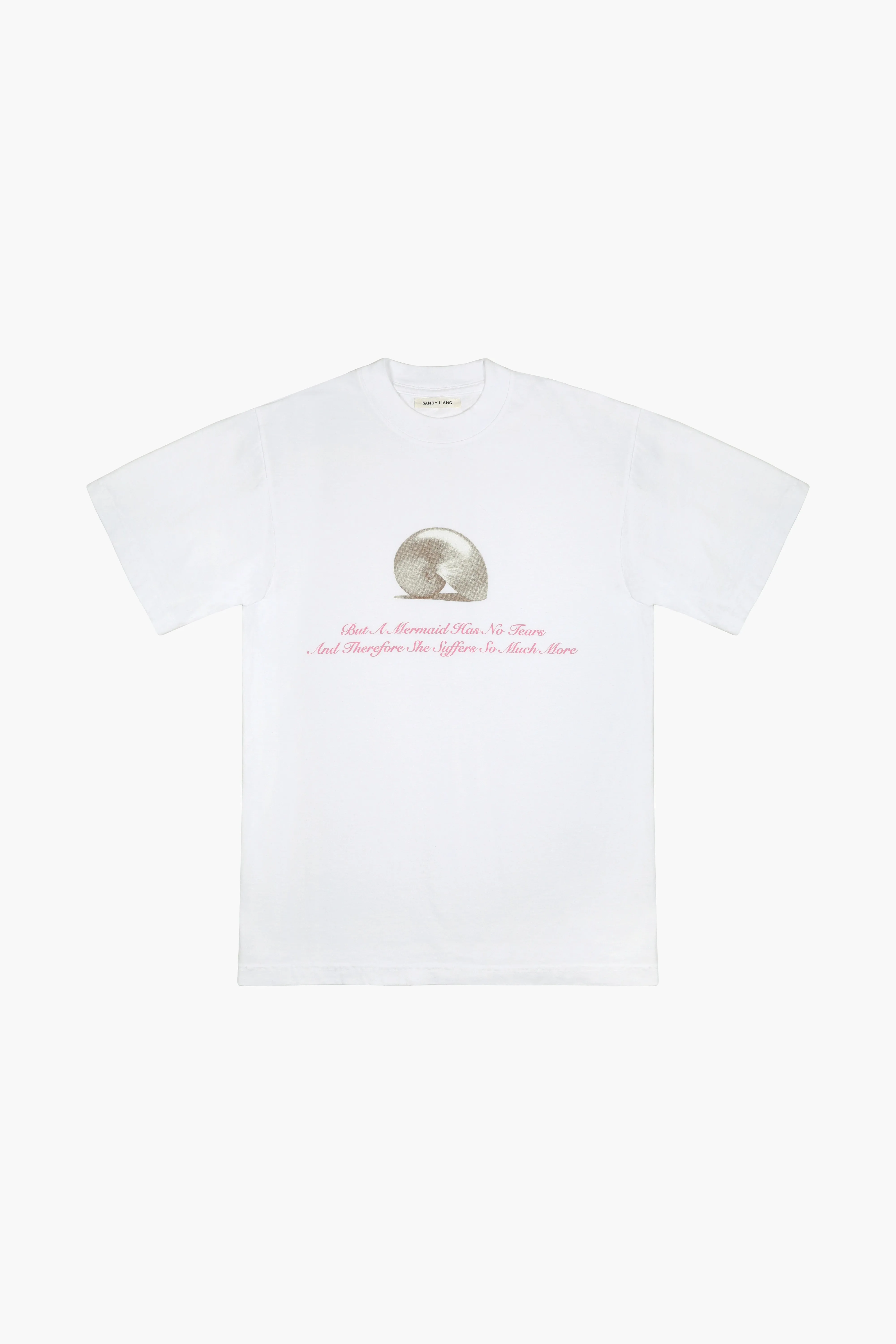 SCALLOP TEE sold by Sandy Liang