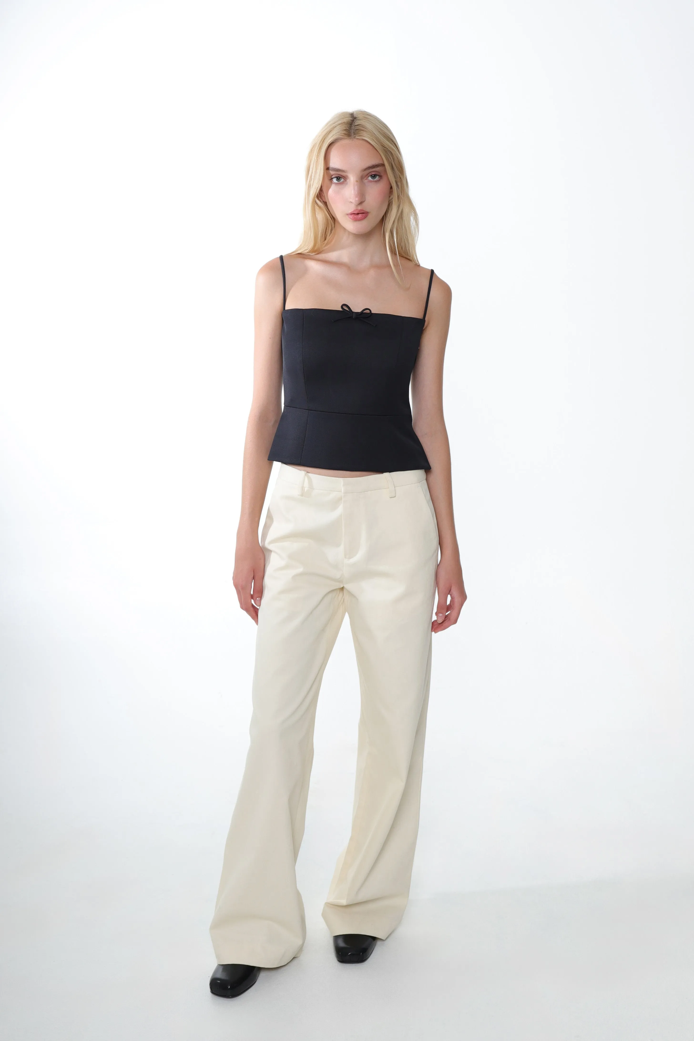 HUNTER TOP IN BLACK sold by Sandy Liang product image thumbnail 3