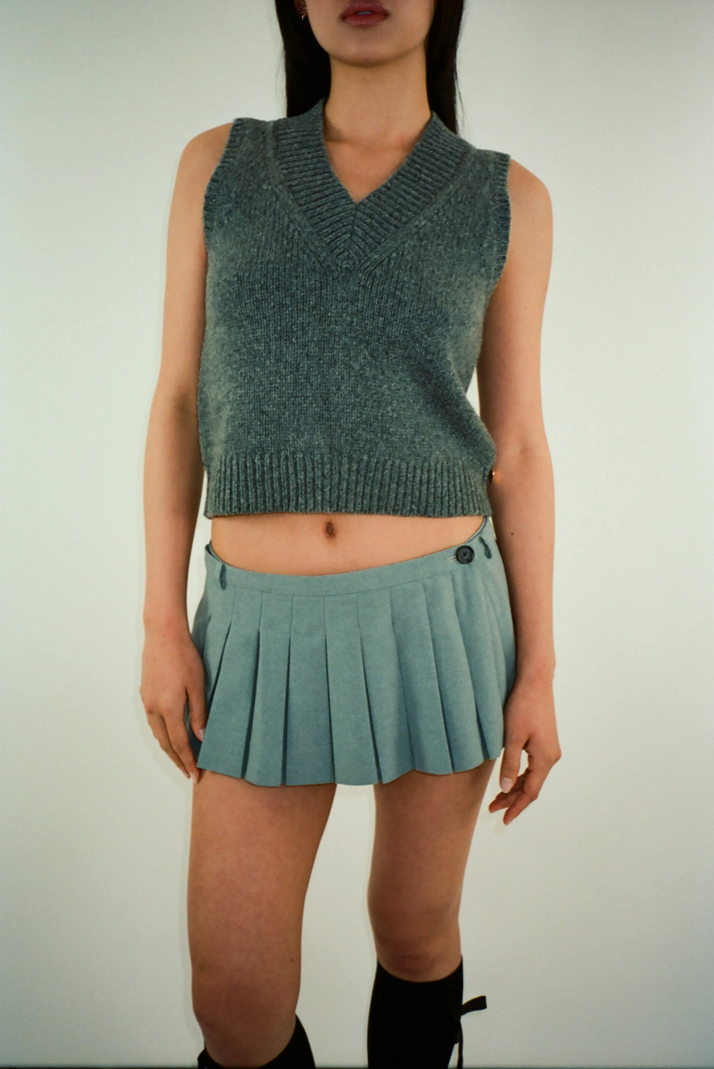FRANC SKORT IN GREY sold by Sandy Liang product image thumbnail 2