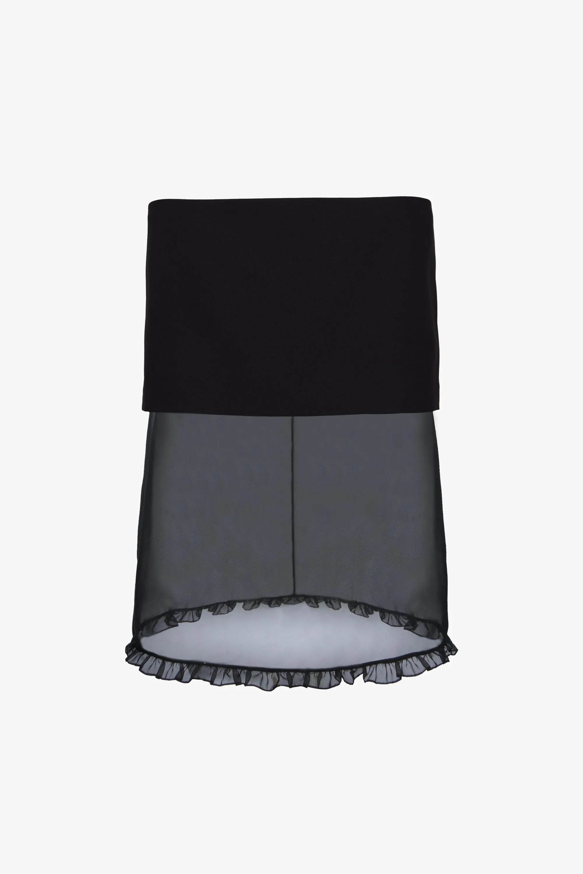 SERIN SKIRT IN BLACK sold by Sandy Liang