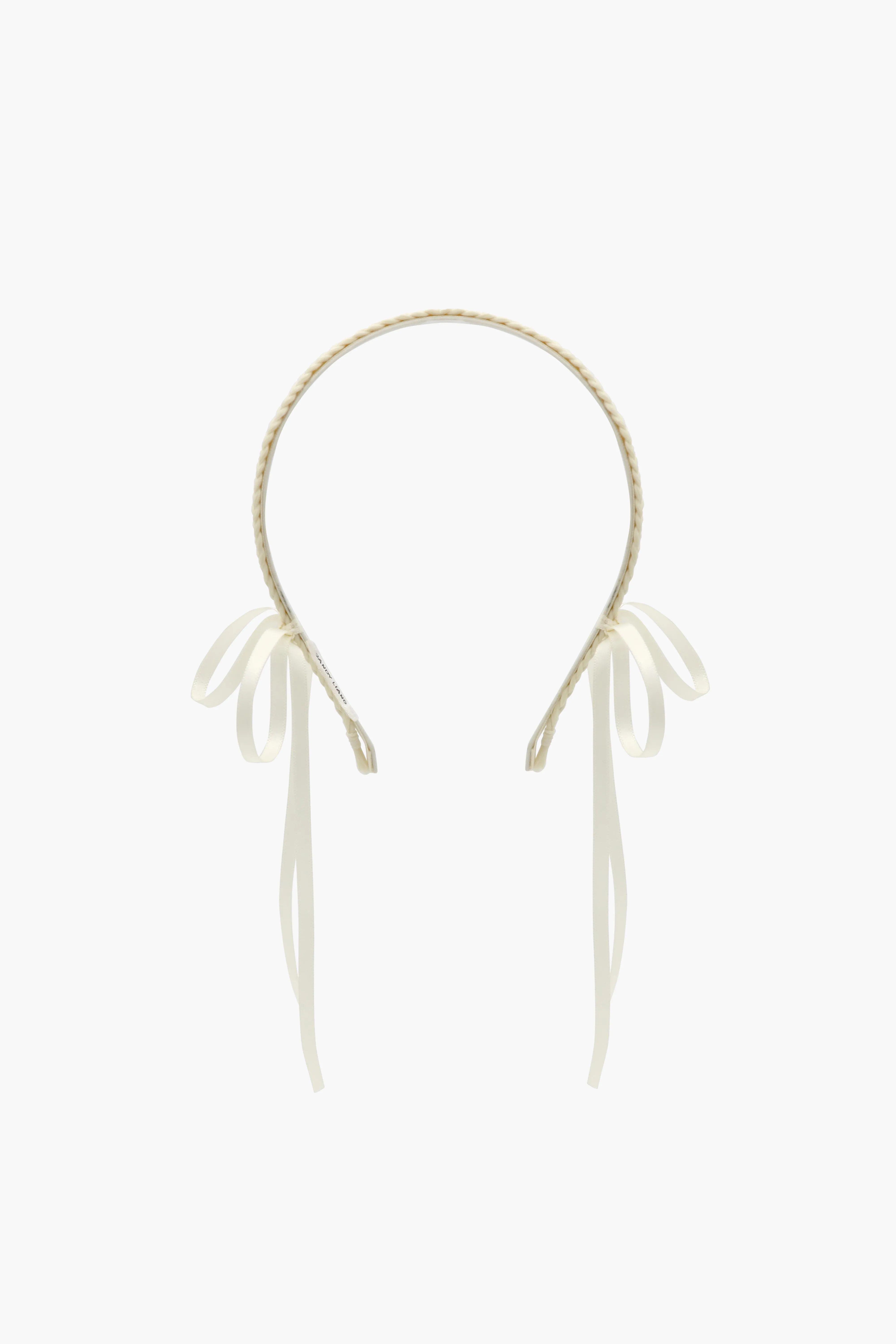 CAPELLI HEADBAND IN CREAM sold by Sandy Liang