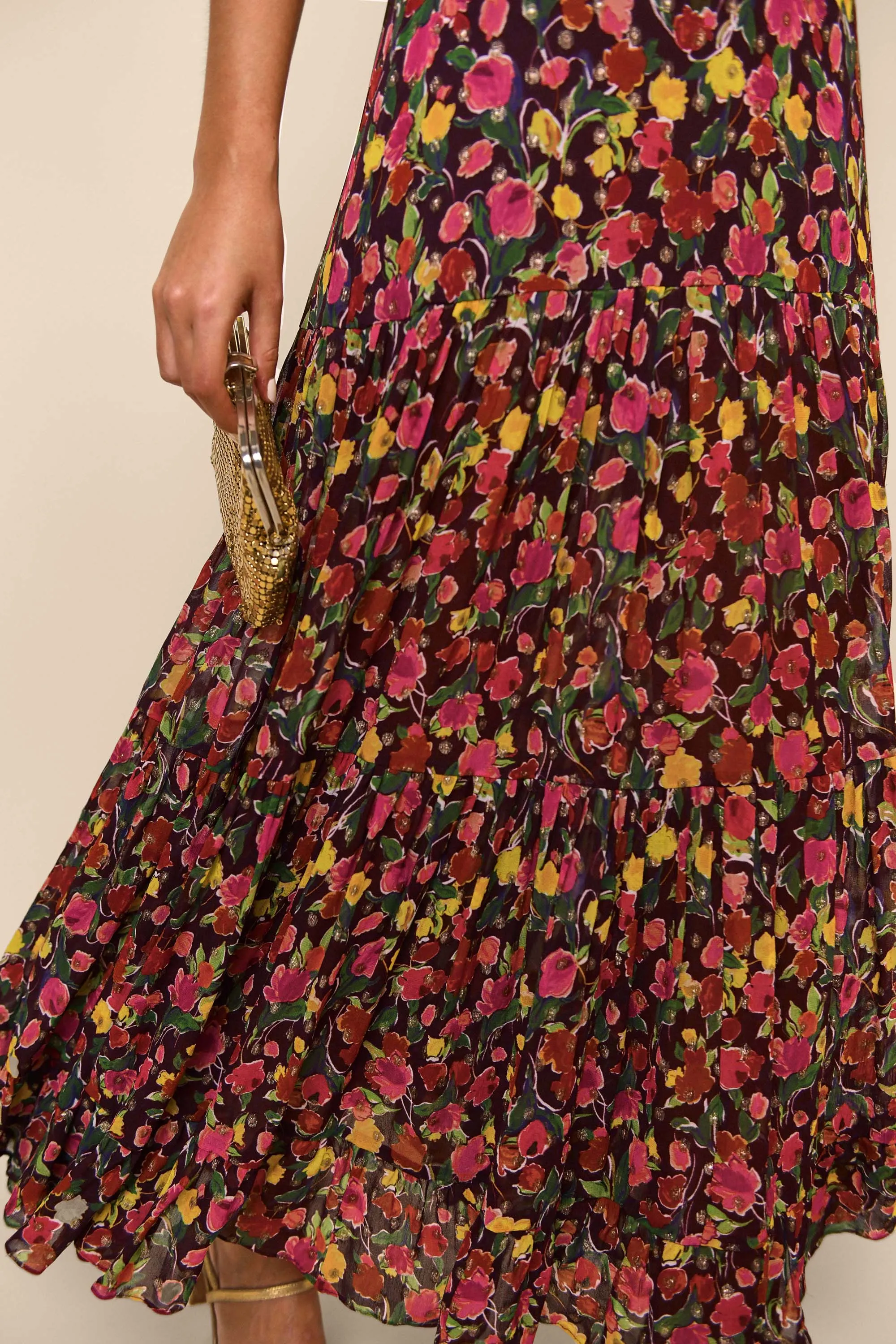 Delicia - Floral Maroon sold by RIXO product image thumbnail 5