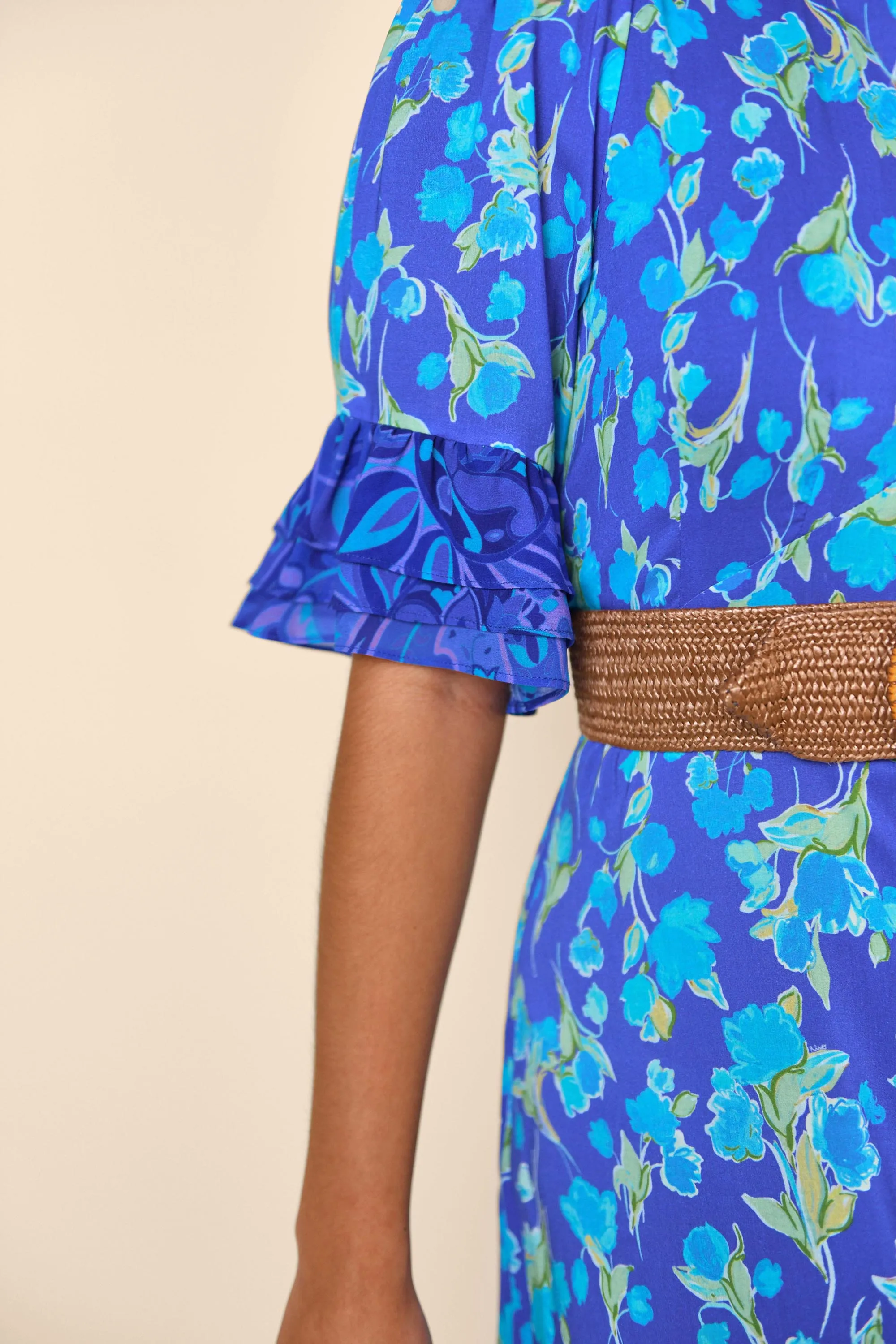 Mari - Floral Cobalt sold by RIXO product image thumbnail 5