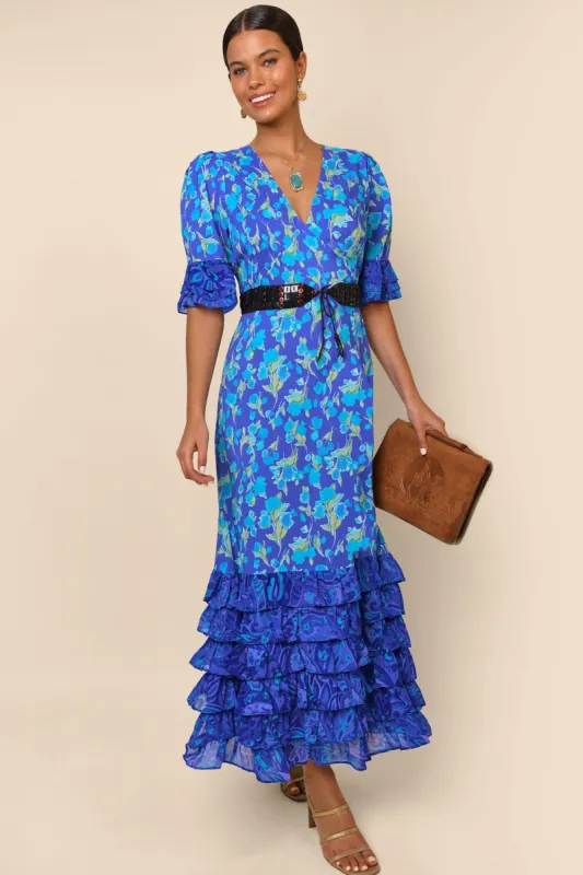 Mari - Floral Cobalt sold by RIXO