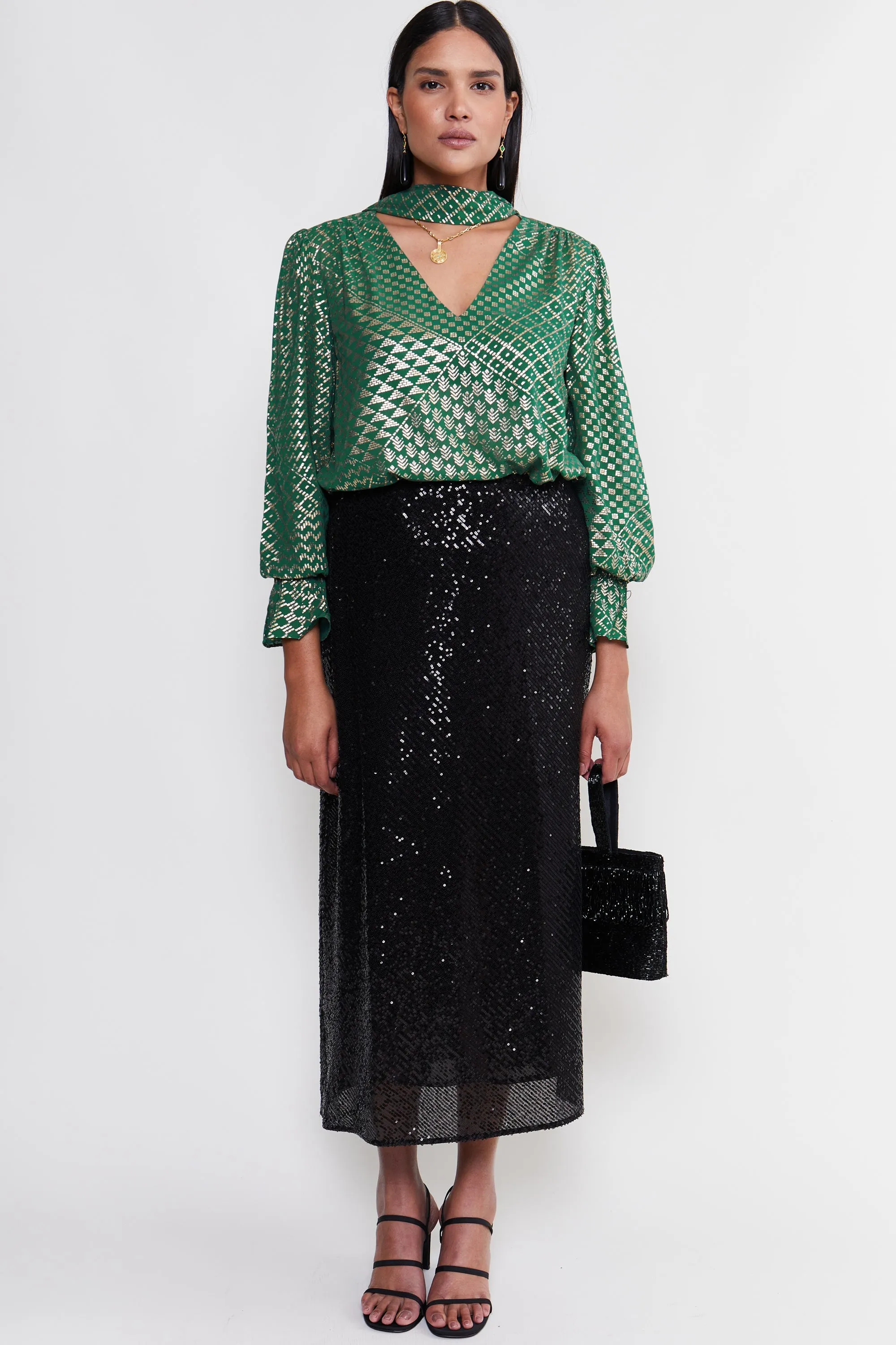 Jovie - Patchwork Green sold by RIXO product image thumbnail 4