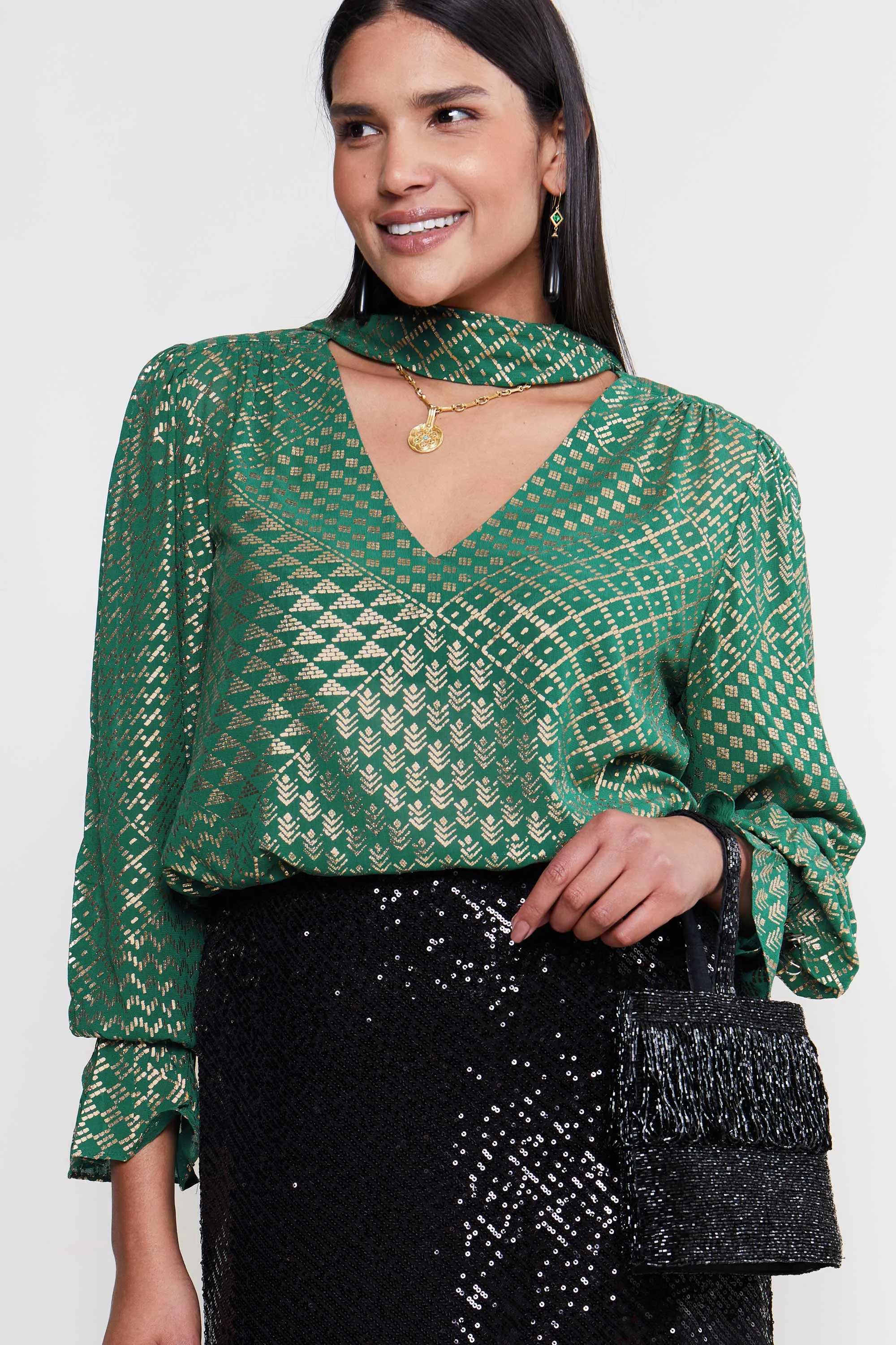 Jovie - Patchwork Green sold by RIXO product image thumbnail 2