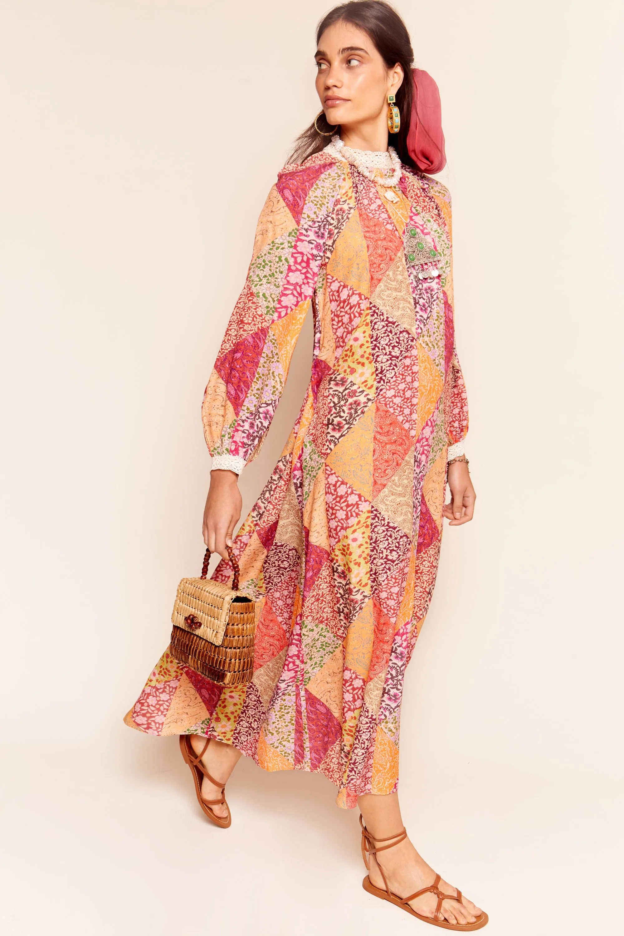 Kahlo - Patchwork Blush sold by RIXO