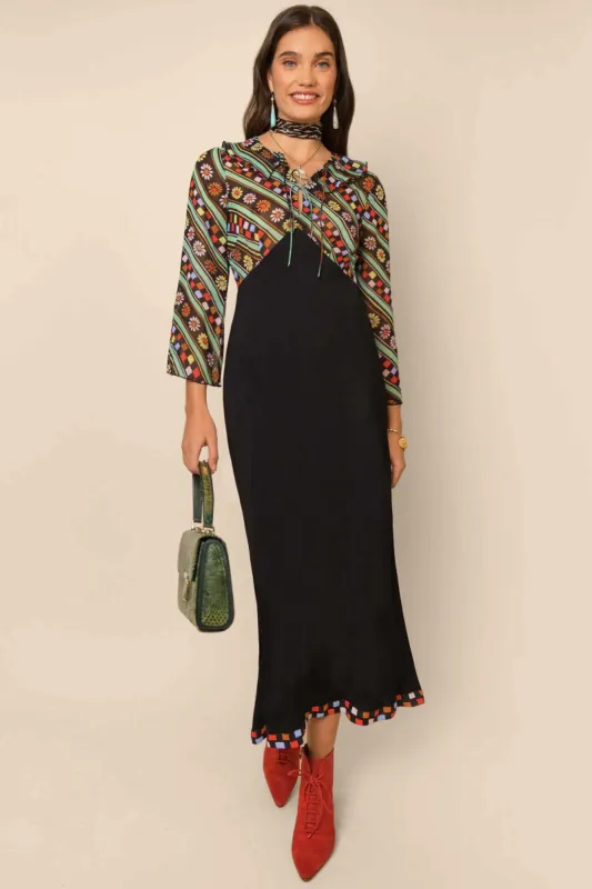 Lora - Black 50s Stripe sold by RIXO