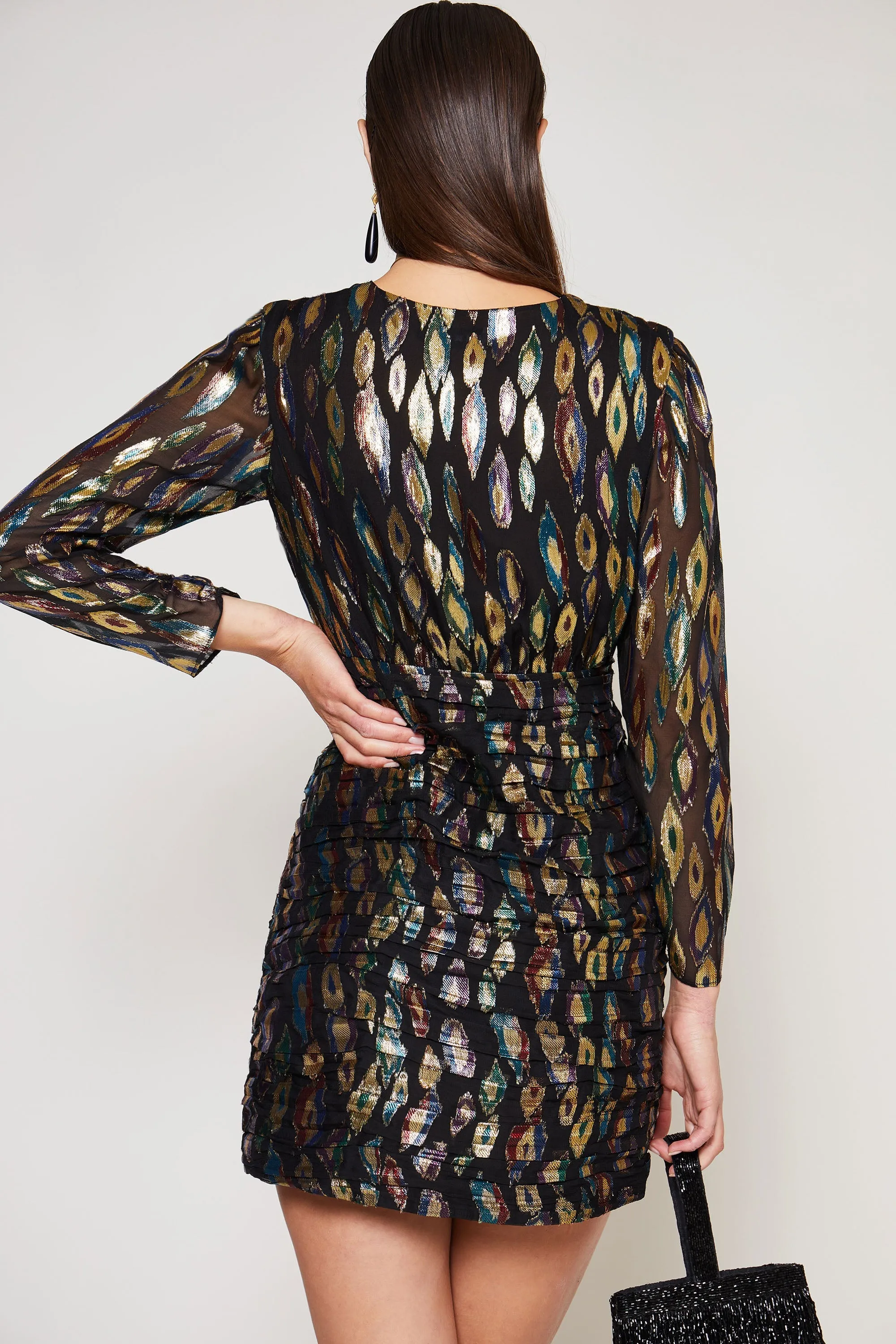 Golden - Metallic Feather Jacquard sold by RIXO product image thumbnail 5