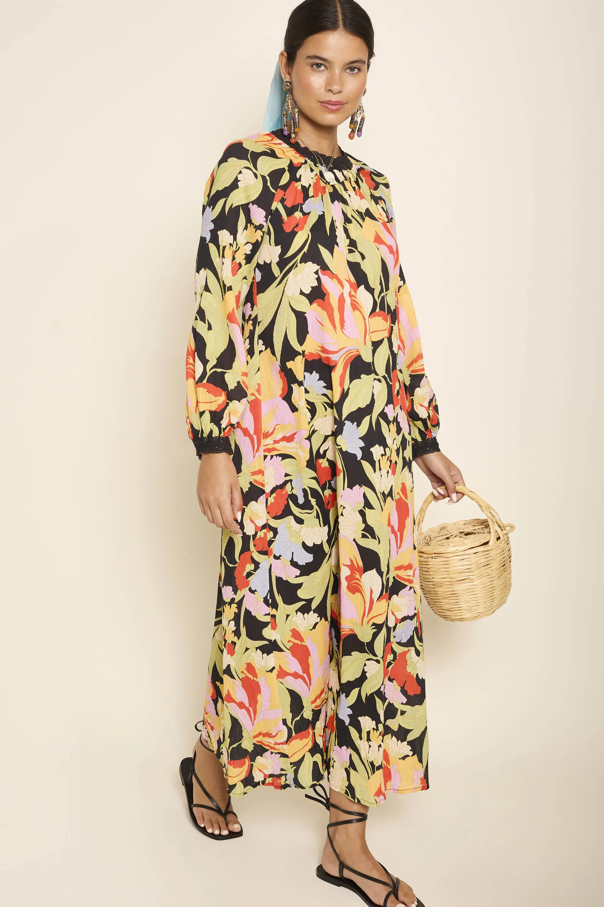 Kahlo - Cece Floral Black sold by RIXO