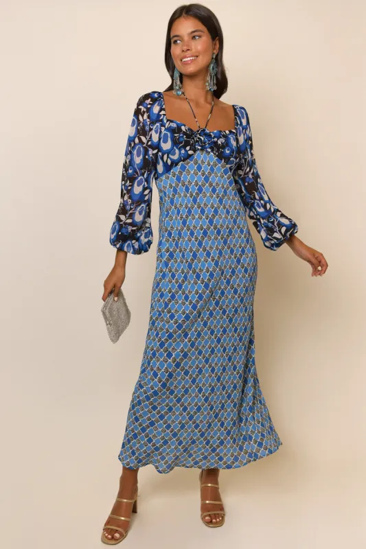 Jeanie - Blue Floral Mix sold by RIXO