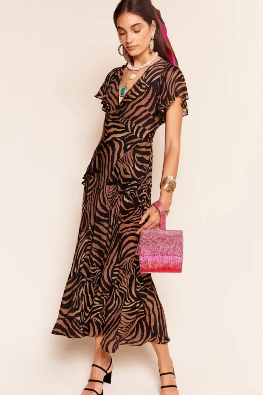 Evie - Tiger Patchwork Black sold by RIXO