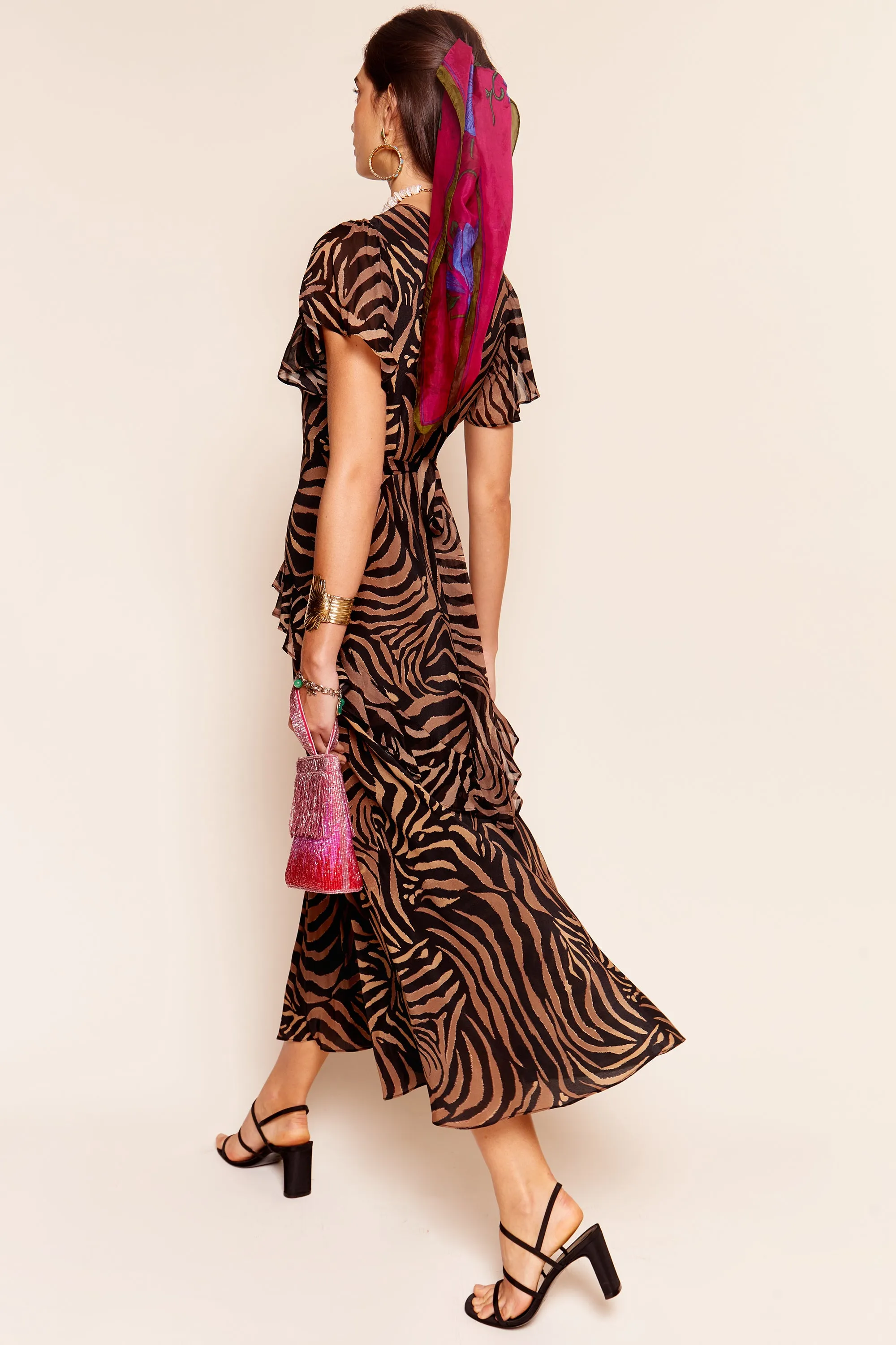 Evie - Tiger Patchwork Black sold by RIXO product image thumbnail 5