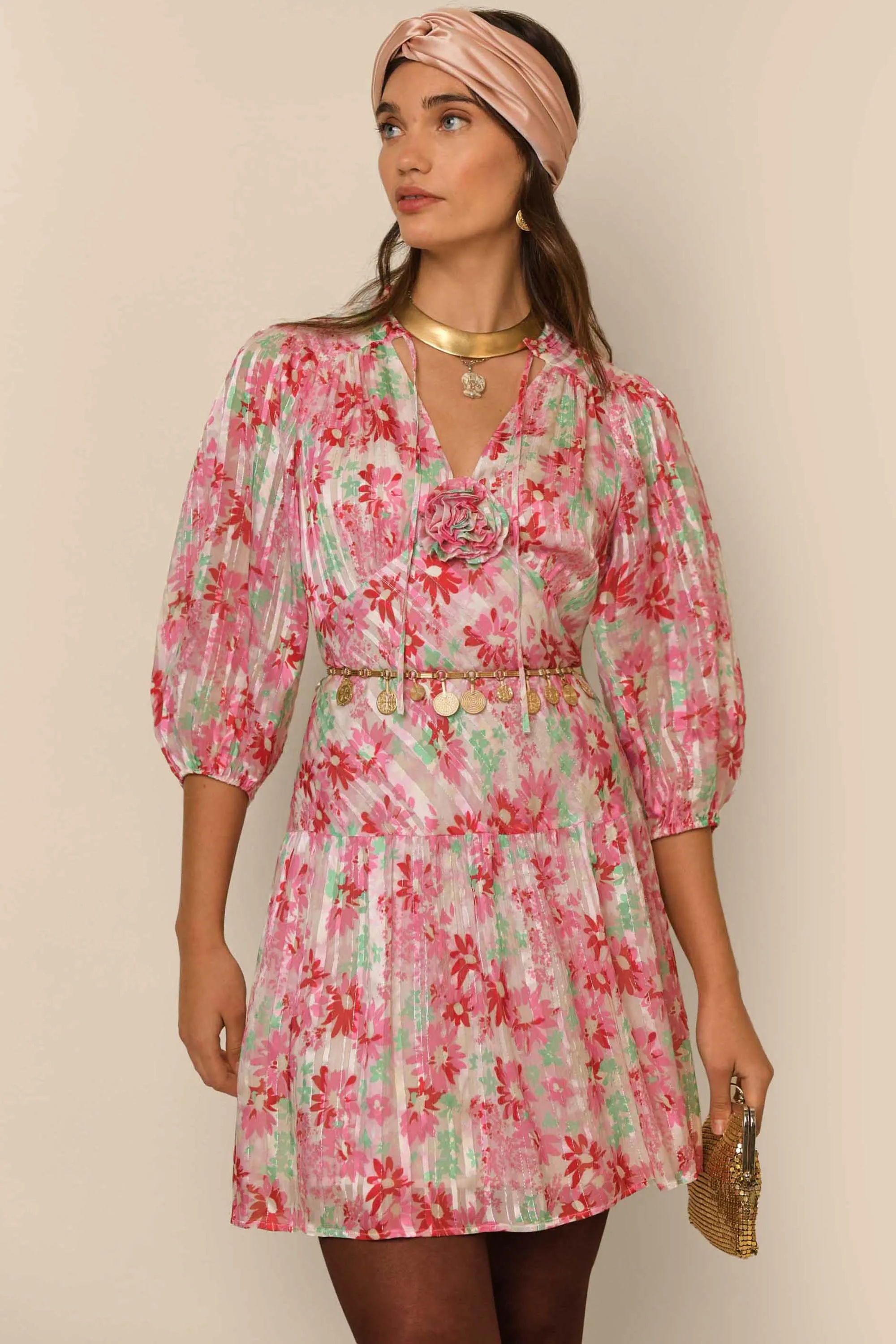 Devi - Daisy Mix Pink sold by RIXO product image thumbnail 3