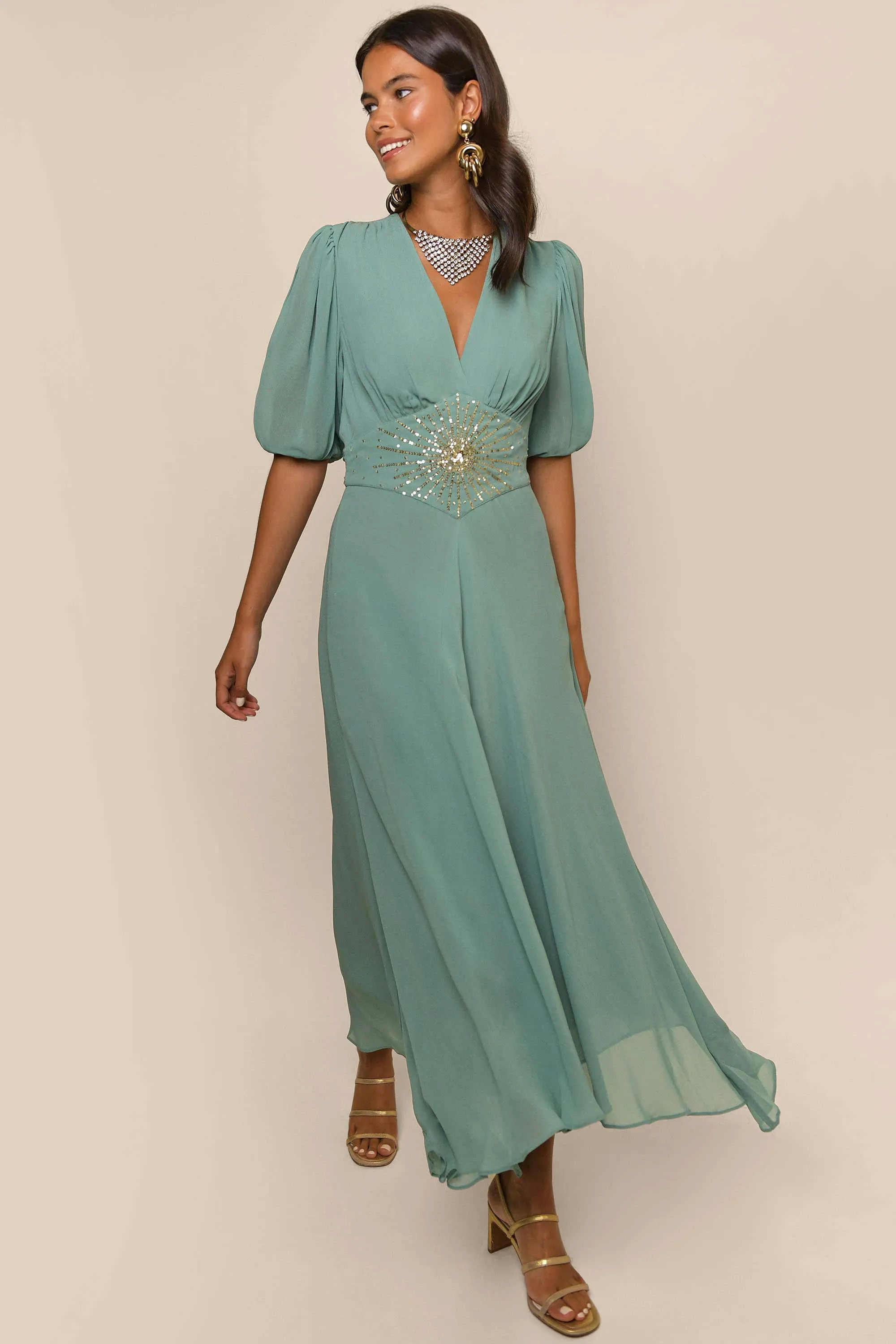 Corrine - Juniper Star Sequin sold by RIXO product image thumbnail 3