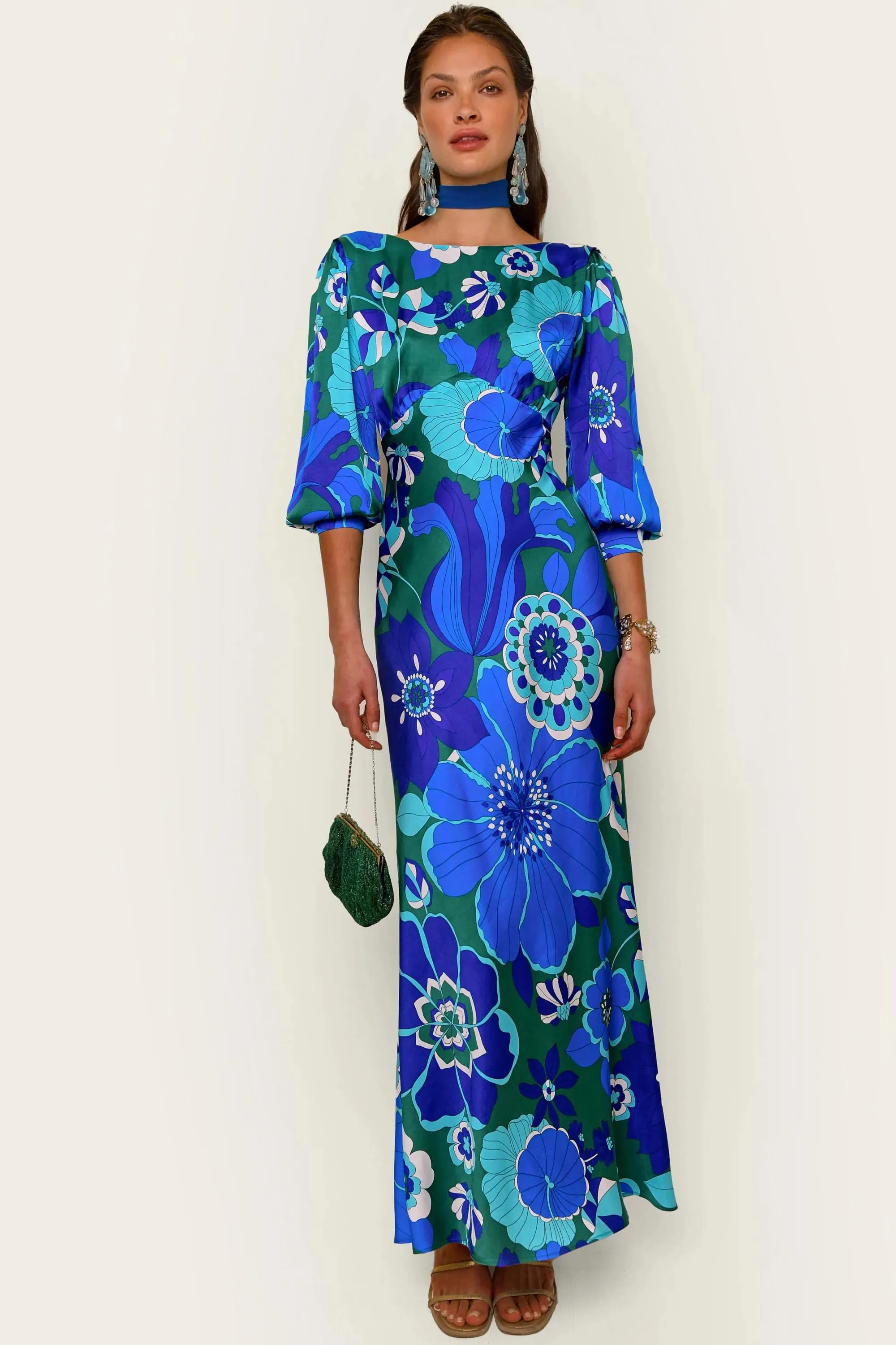 marni - miami floral emerald sold by RIXO product image thumbnail 3
