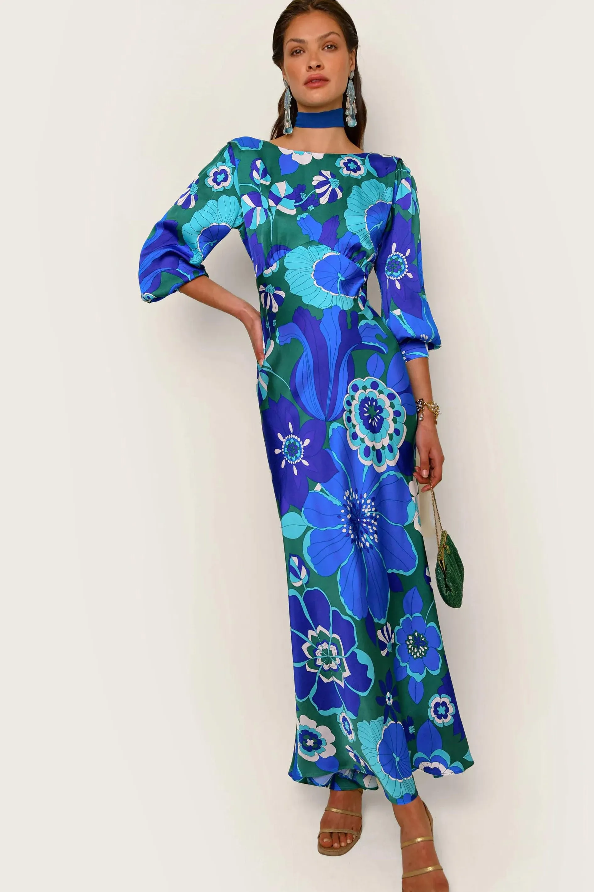 marni - miami floral emerald sold by RIXO