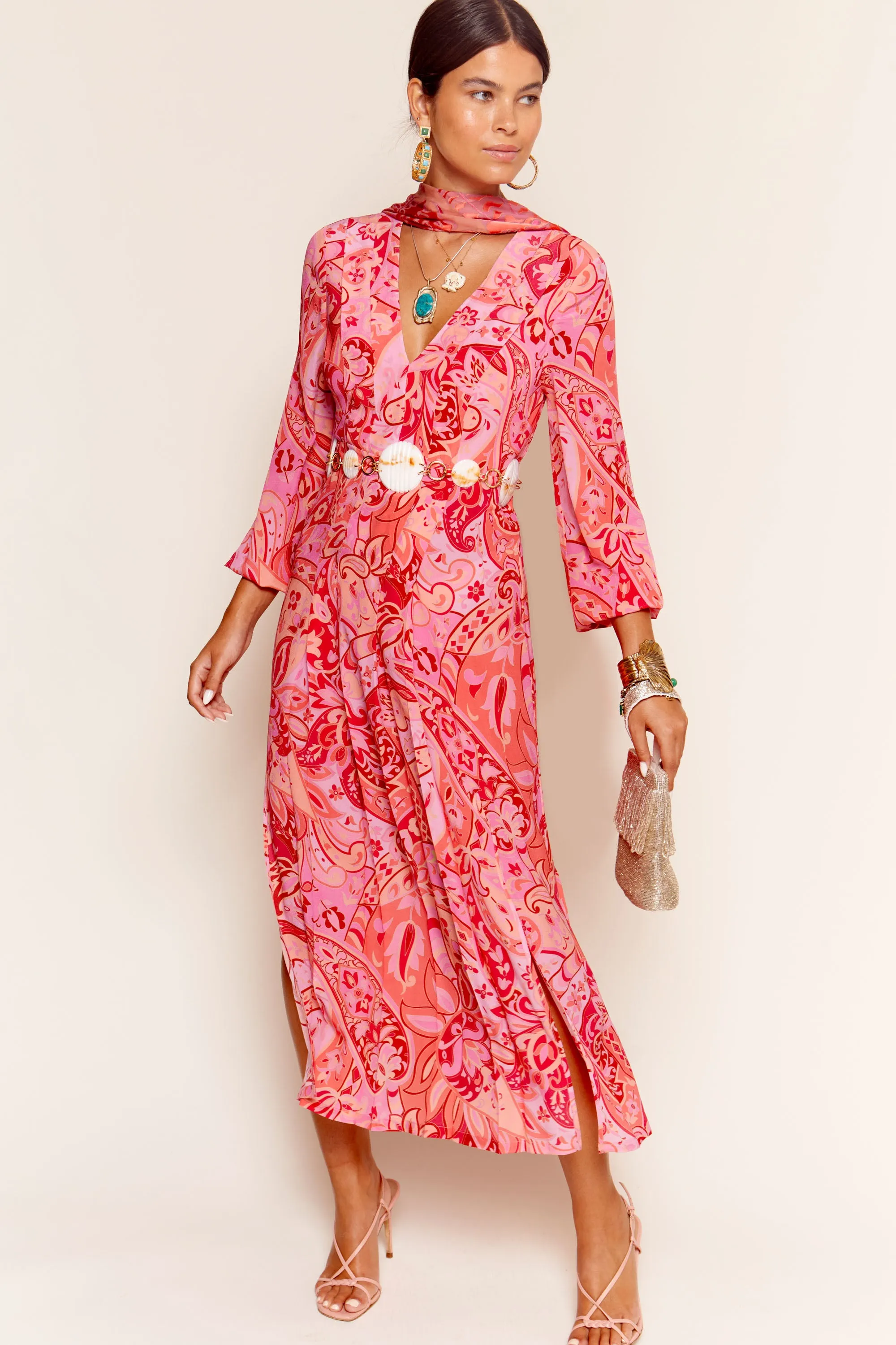 Camellia - Grace Paisley Magenta sold by RIXO product image thumbnail 3