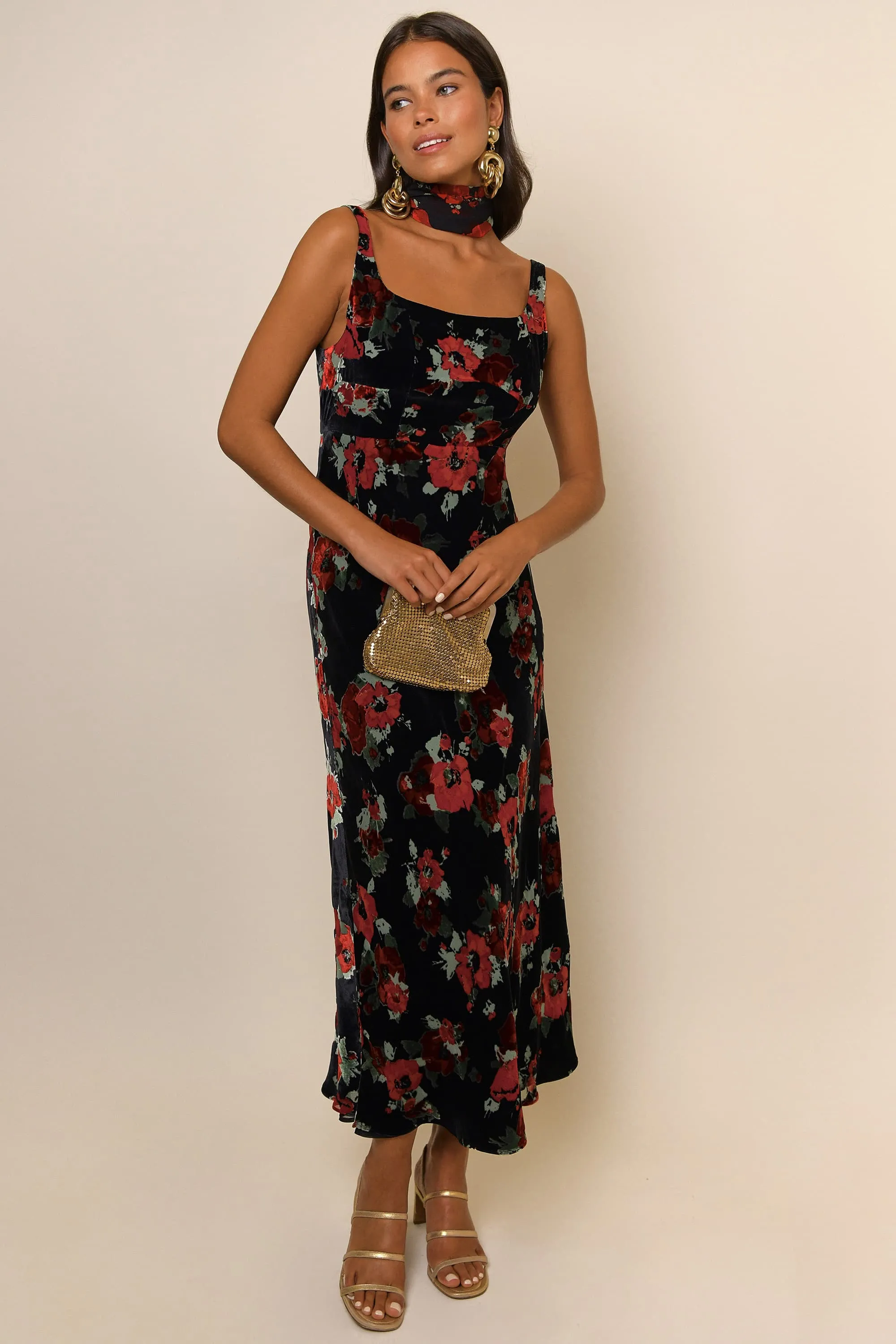 Benedict - Black Poppy Burnout sold by RIXO product image thumbnail 5