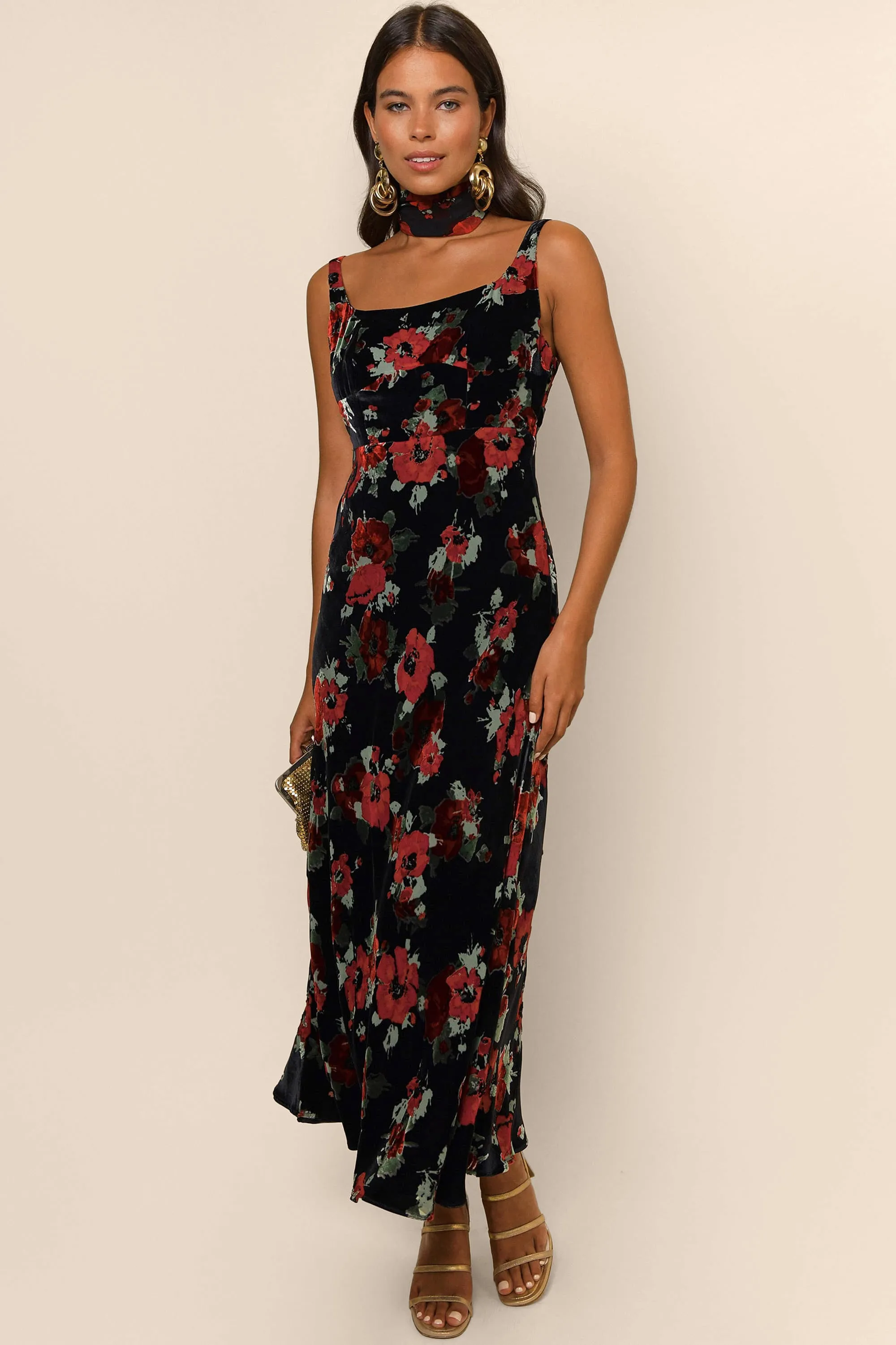 Benedict - Black Poppy Burnout sold by RIXO