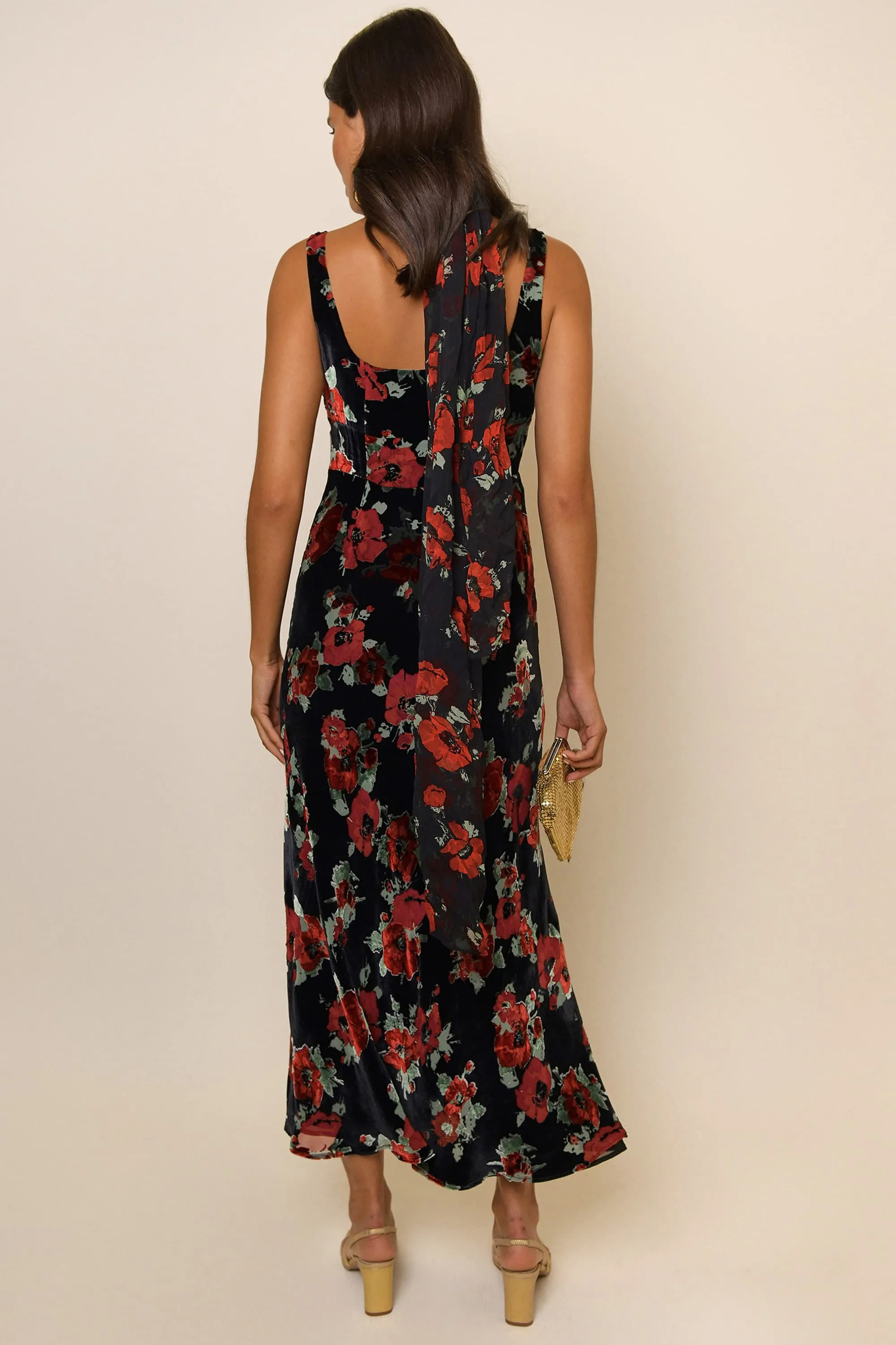 Benedict - Black Poppy Burnout sold by RIXO product image thumbnail 4