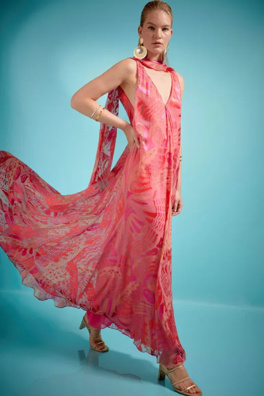 Loreena - Butterfly Devore Pink made by RIXO