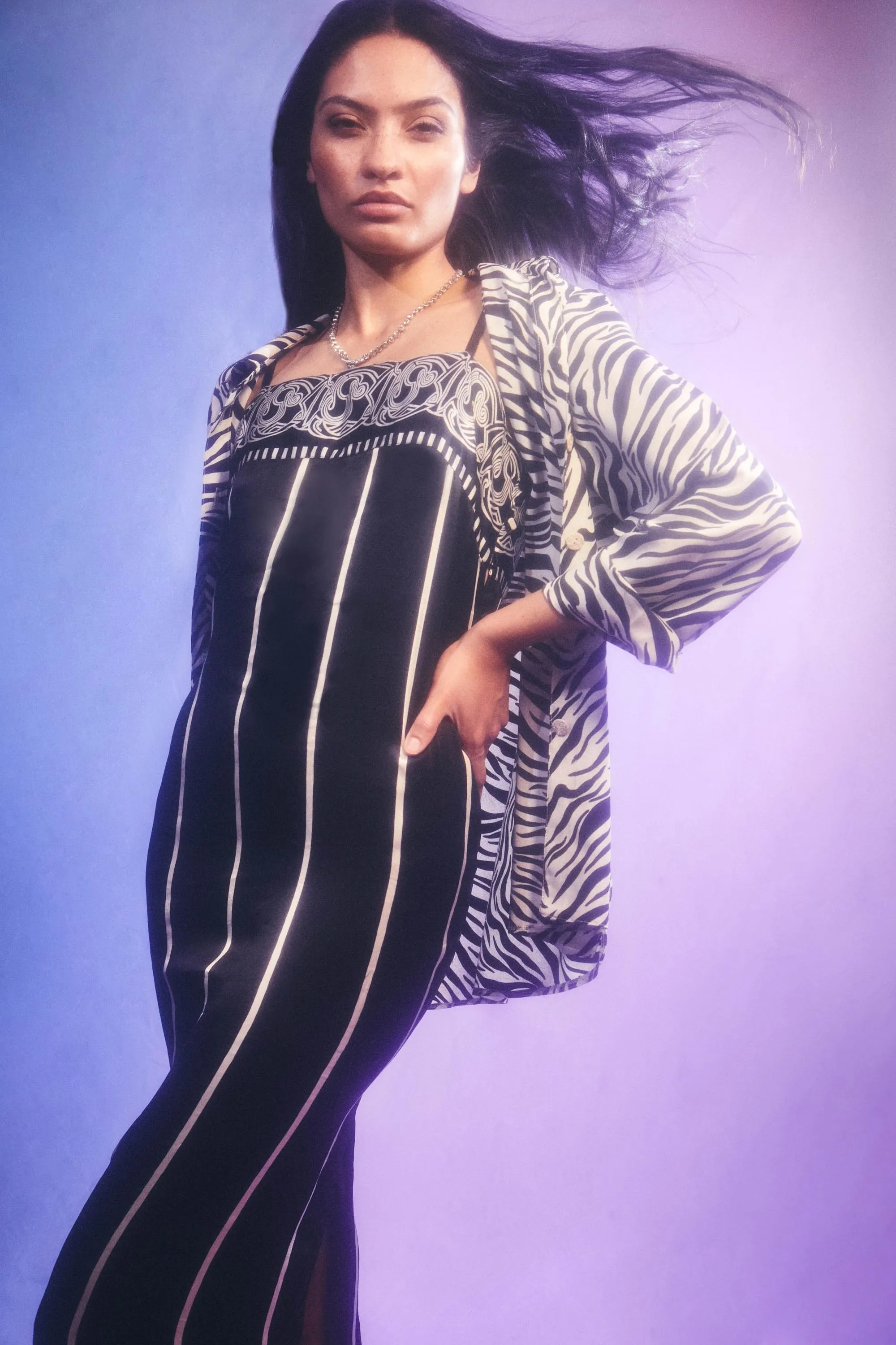 Vintage Dress - Black Stripe sold by RIXO