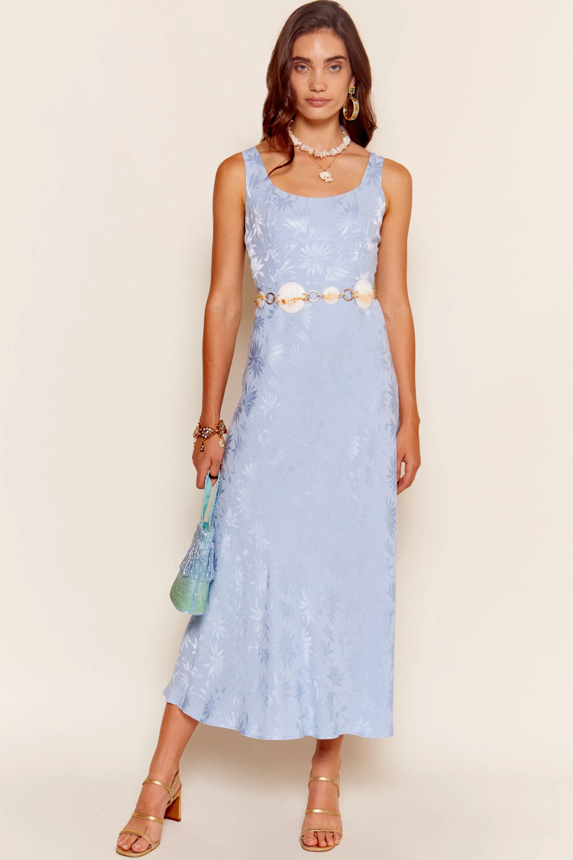 benedict - daisy jacquard cornflower sold by RIXO product image thumbnail 3