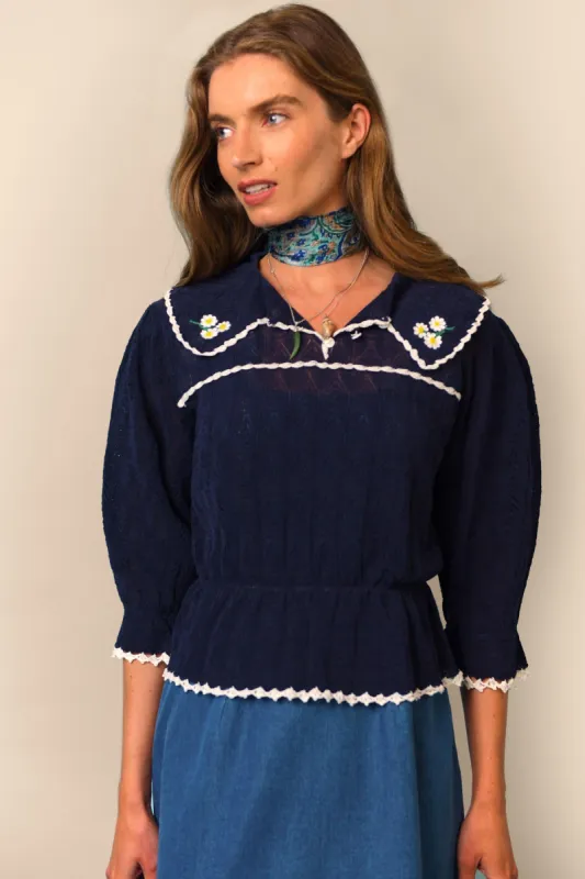 Kali – Embroidery Navy sold by RIXO