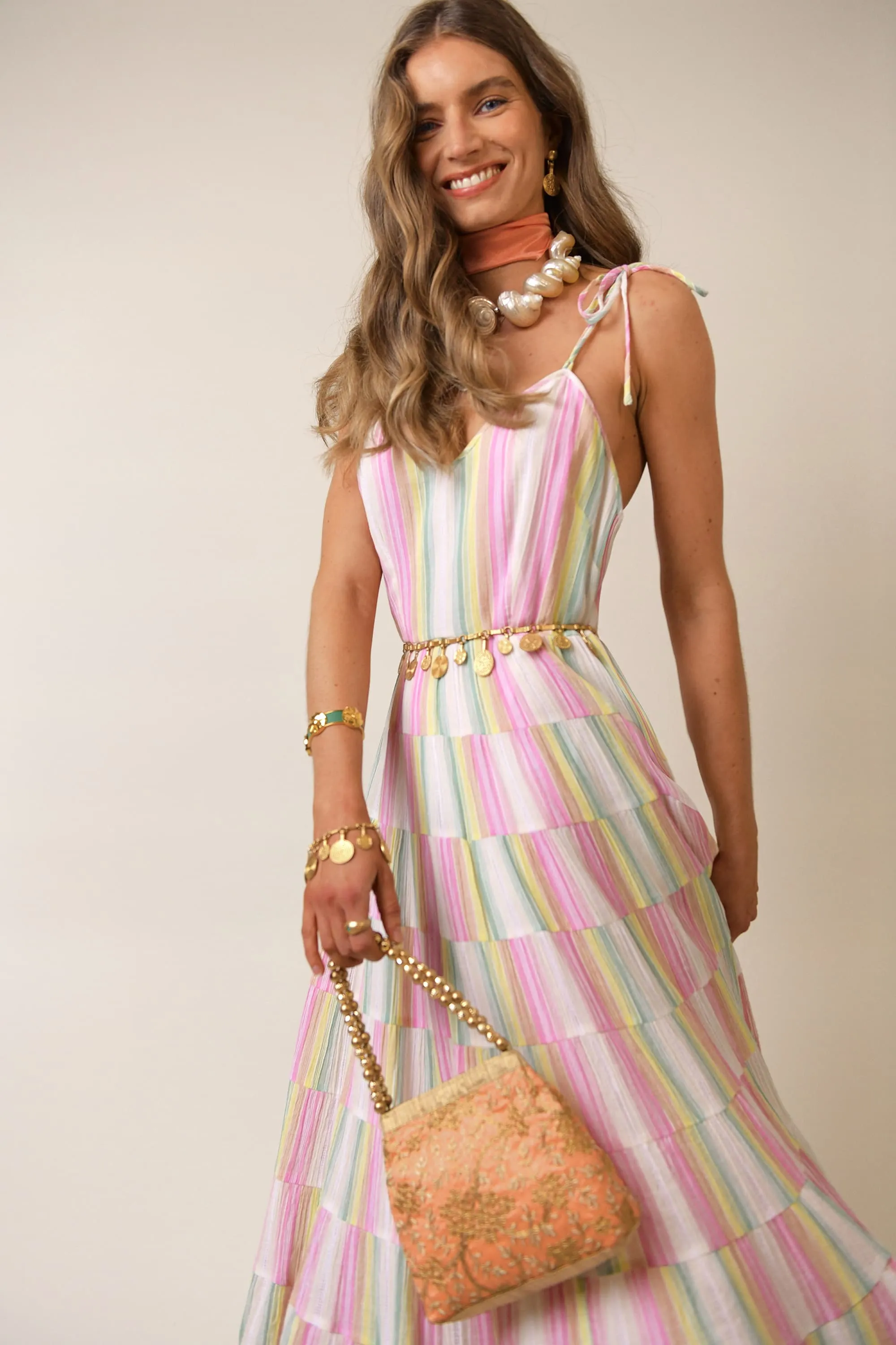 Sorrento - Rainbow Stripe sold by RIXO product image thumbnail 2