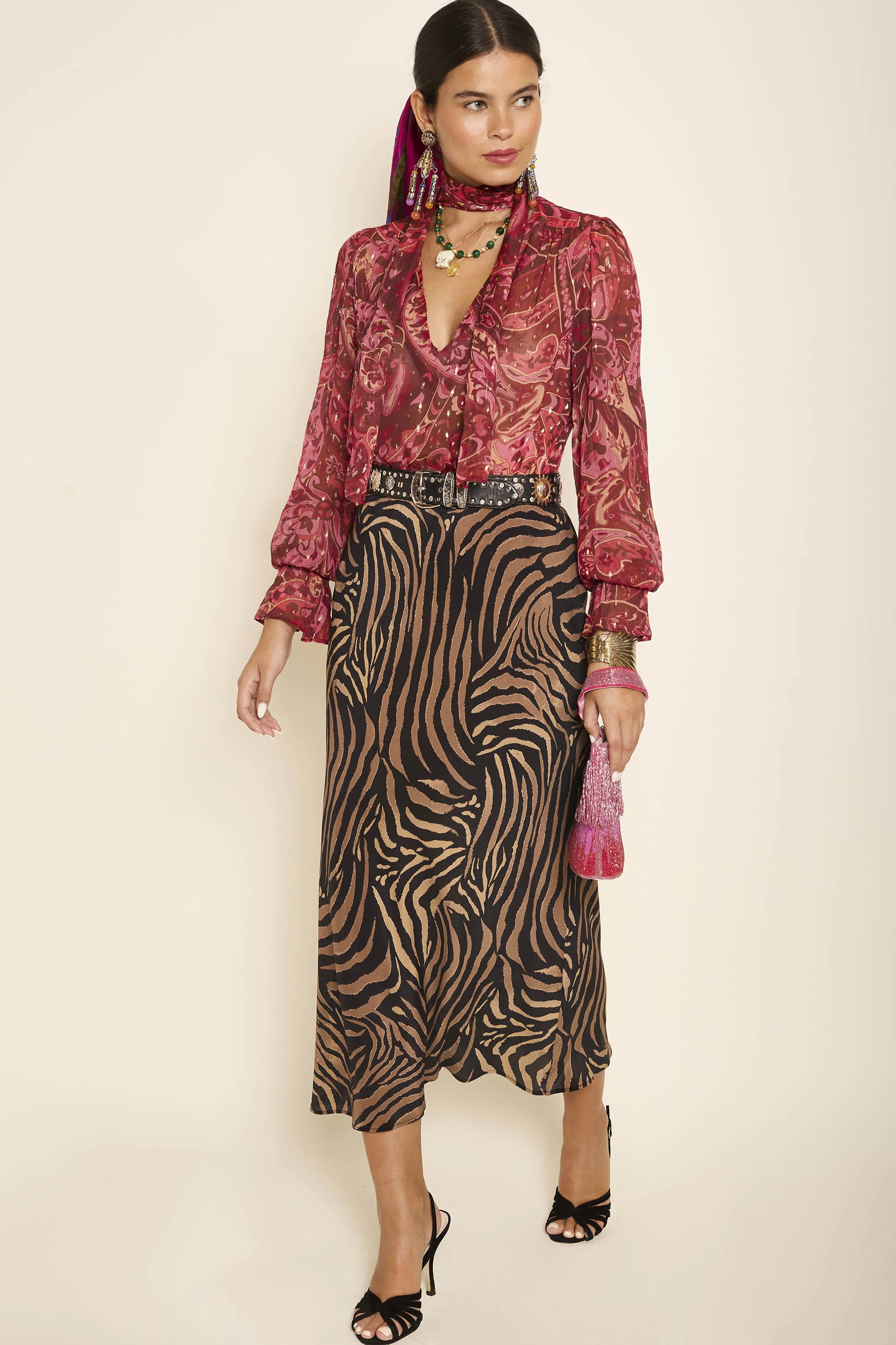 Jovie - Grace Paisley Berry sold by RIXO product image thumbnail 3